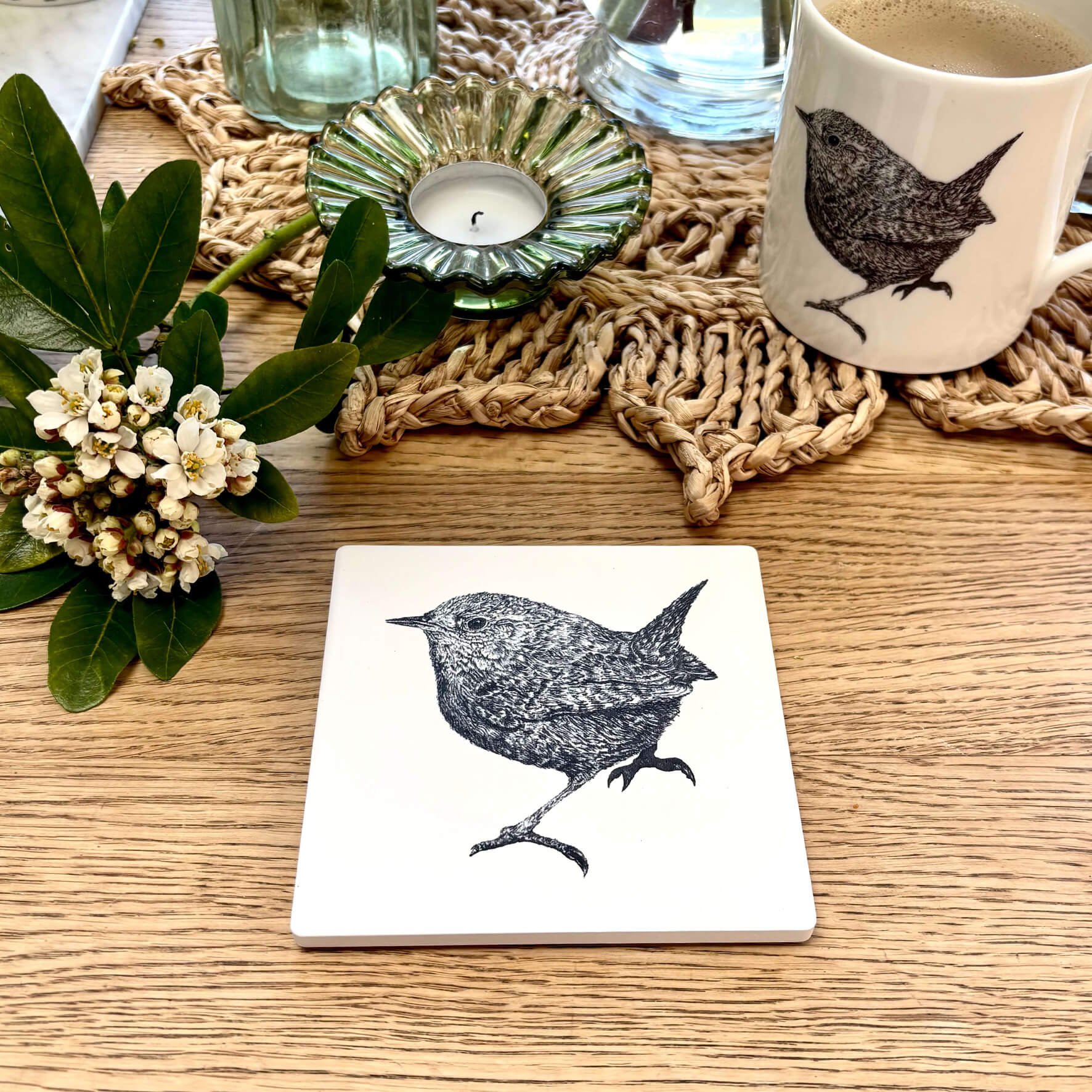 Wren Ceramic Coaster