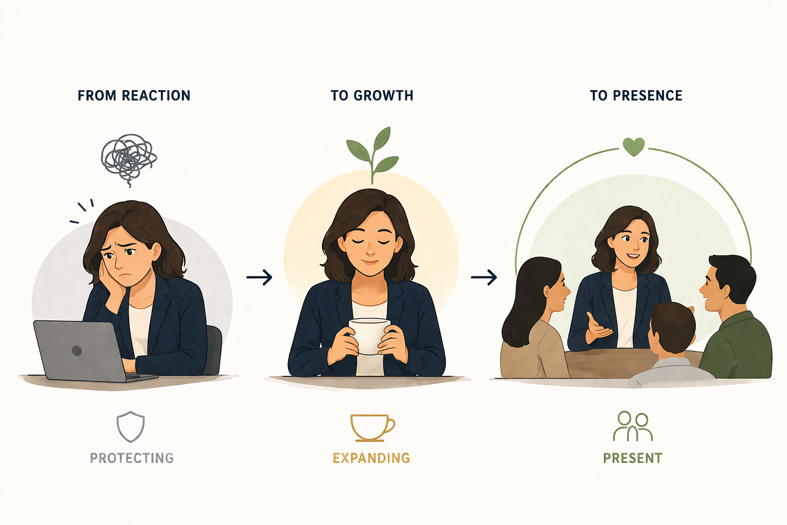 From Reaction to Presence