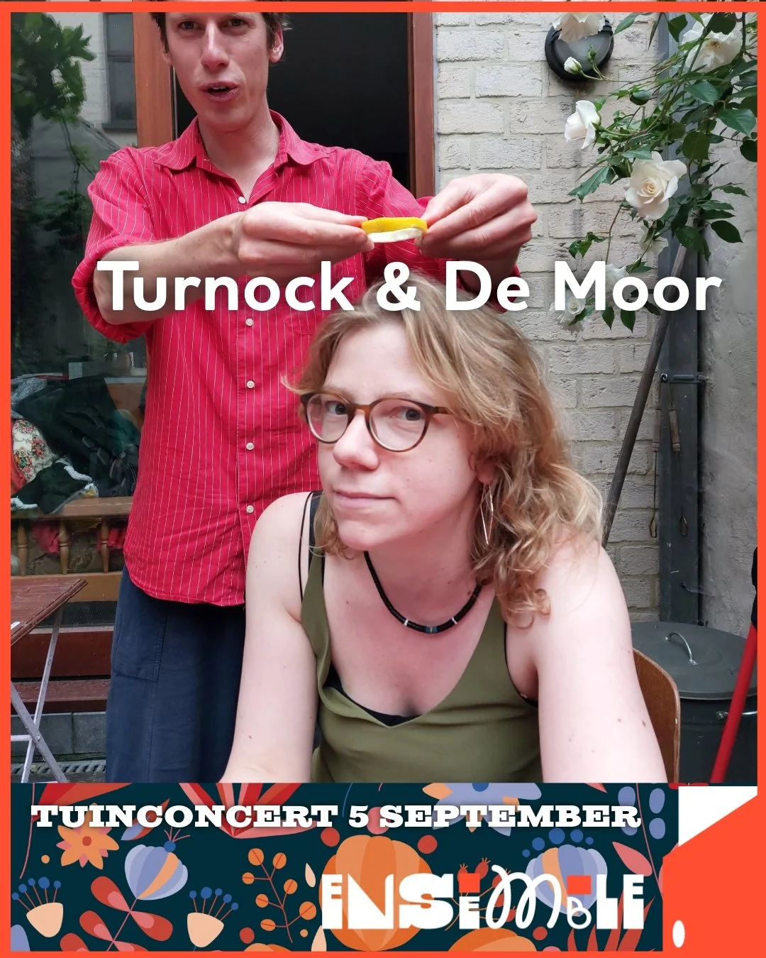 🎶 Gratis dubbelconcert in de tuin van Ensemble 🌿 elke zonnige vrijdag!

🌿 𝘃𝗿𝗶𝗷𝗱𝗮𝗴 𝟱 𝘀𝗲𝗽𝘁𝗲𝗺𝗯𝗲𝗿
--
𝟭𝟵 𝘂𝘂𝗿 🕖 𝗠𝗿. 𝗔𝘂𝘁𝘂𝗺𝗻
In september doet de herfst zijn intrede. Enter 𝗠𝗿. 𝗔𝘂𝘁𝘂𝗺𝗻 &ndash; alter ego van Pieter Ang
