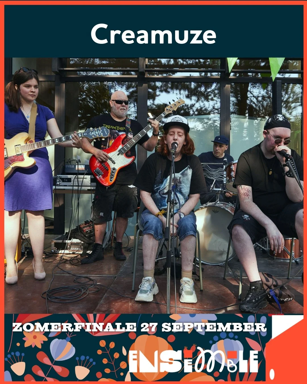 🌿 𝗗𝗲 𝗮𝗹𝗹𝗲𝗿𝗹𝗮𝗮𝘁𝘀𝘁𝗲 𝘇𝗼𝗺𝗲𝗿𝗱𝗮𝗴 𝗯𝗶𝗷 𝗘𝗻𝘀𝗲𝗺𝗯𝗹𝗲 🌿

Na een zomer vol tuinconcerten sluiten we feestelijk af op zaterdag 27 september. Onze zomerbar opent vandaag nog &eacute;&eacute;n keer de deuren vanaf 14 uur, om samen te