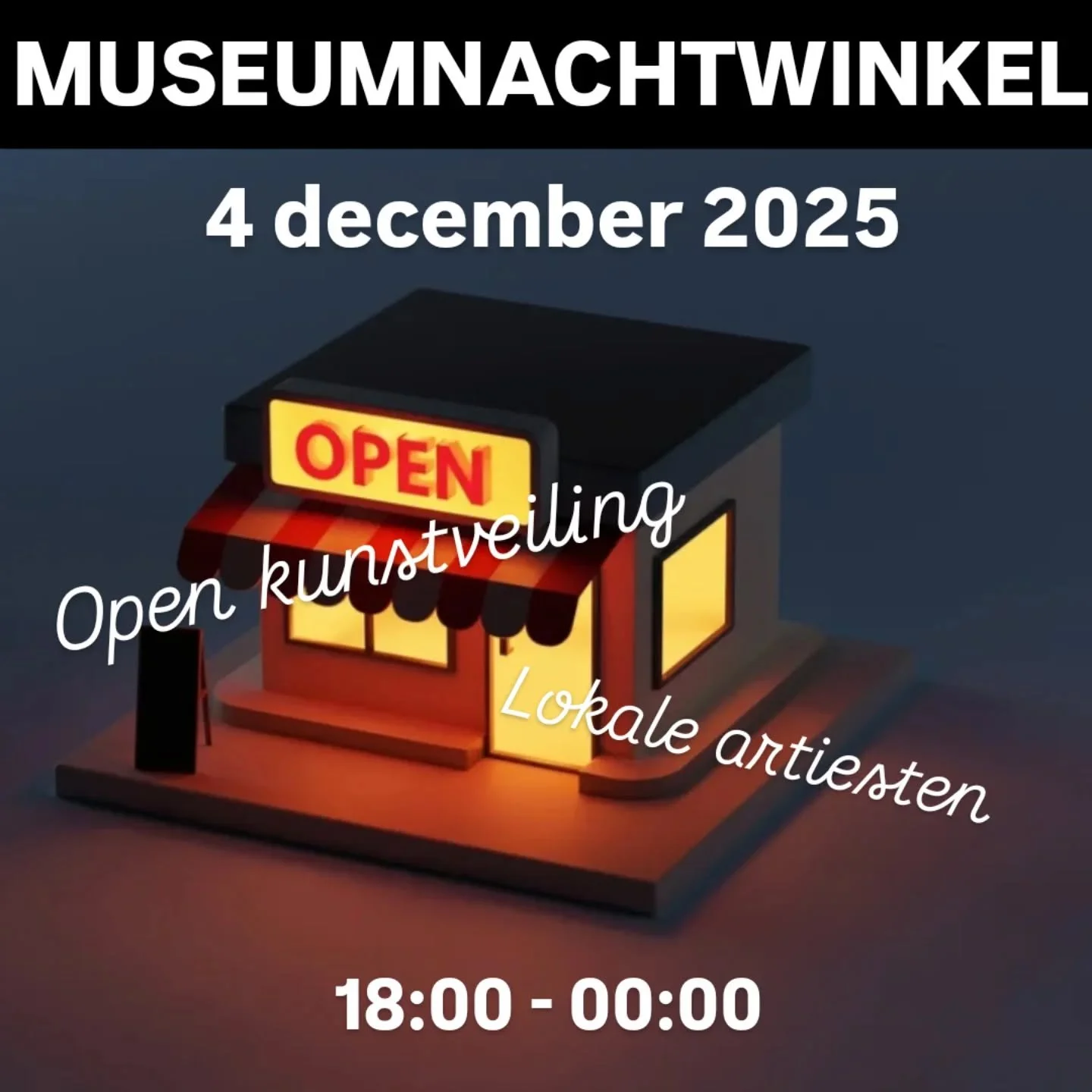De Museumnachtwinkel opent dit jaar opnieuw de deuren! Tijdens de Gentse Museumnacht kun je doorlopend de werken komen bekijken van lokale kunstenaars en een bod doen. Om middernacht gaat alles definitief onder de hamer. Om jullie warm te houden is o