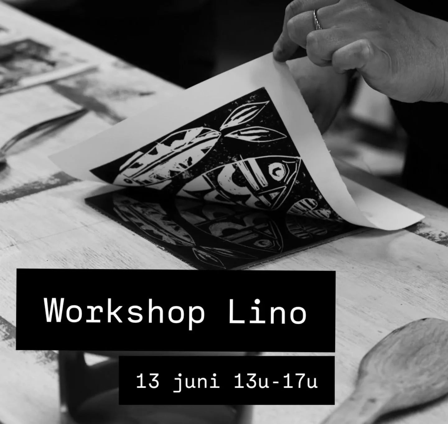 @staalvaes komt terug naar Ensemble om je stap-voor-stap mee te nemen in het maakproces van deze hoogdruktechniek. Aan het eind van de heldere, hands-on workshop ga je naar huis met je eigen print. 

Kostprijs: &euro;35 
Inschrijven via de website.
 