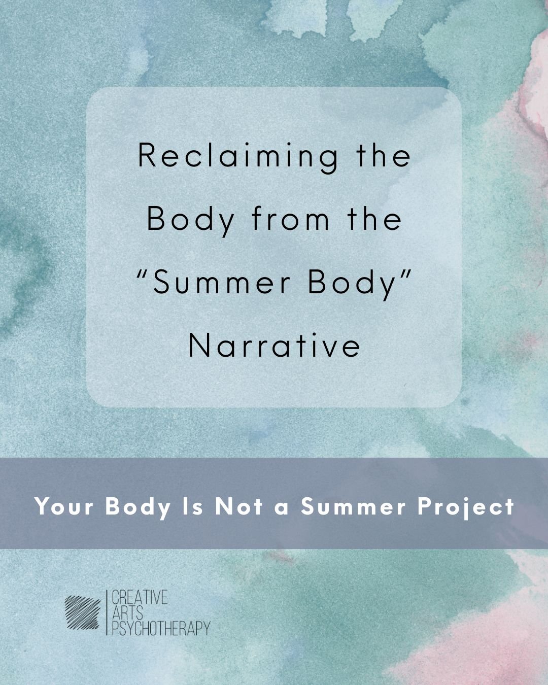 This month, as beach season rolls in, we&rsquo;re thinking about what it means to be in our bodies. Especially when so many messages tell us they need to be fixed, controlled, or made &ldquo;summer-ready.&rdquo;

Your body doesn&rsquo;t need to be tr