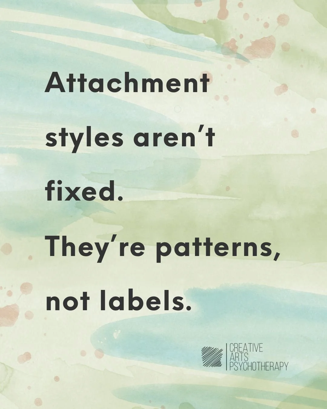 You learned ways of staying connected that made sense at the time. That doesn&rsquo;t mean they&rsquo;re working for you now. And it doesn&rsquo;t mean you&rsquo;re stuck with them forever.

Attachment styles are not identities. They&rsquo;re relatio