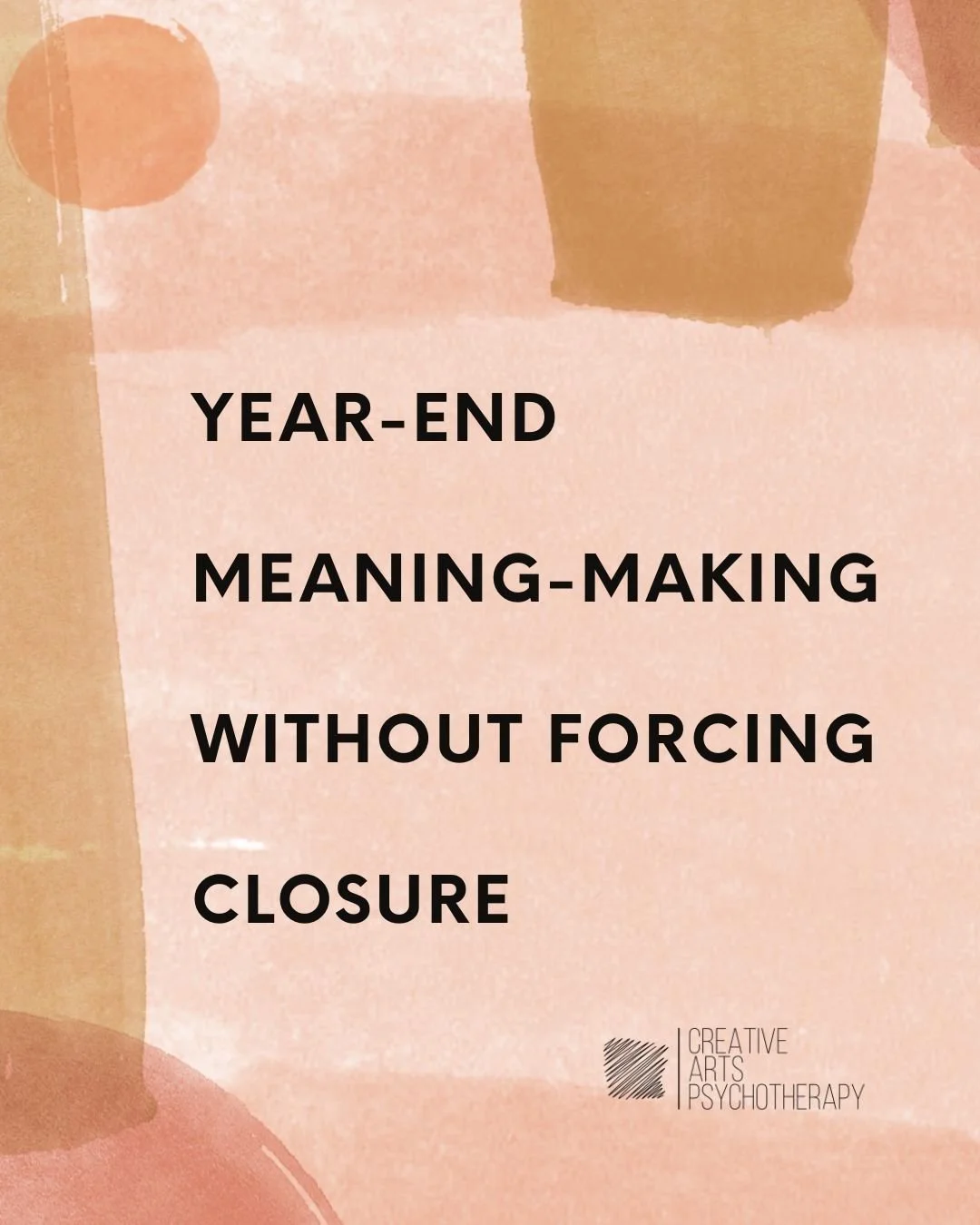 Year-end reflection often comes with an expectation of closure... to sum things up, extract lessons, and move on. But many experiences don&rsquo;t follow a calendar. Grief, growth, relational shifts, and identity changes often unfold slowly and uneve
