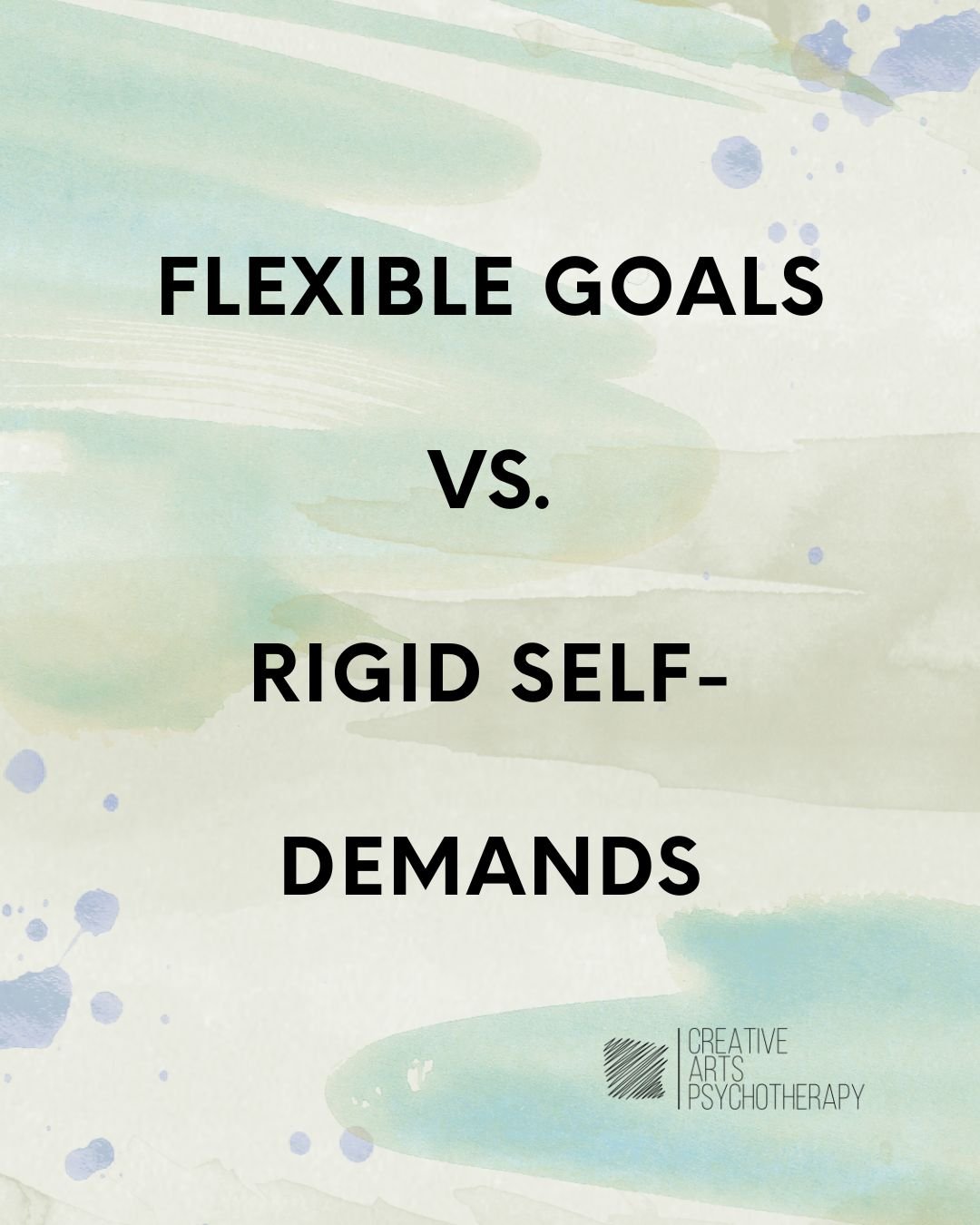Many people assume that if a goal isn&rsquo;t rigid, it won&rsquo;t work. But from a trauma-informed perspective, excessive rigidity often undermines consistency rather than supporting it.

Rigid self-demands rely on pressure and self-monitoring to e