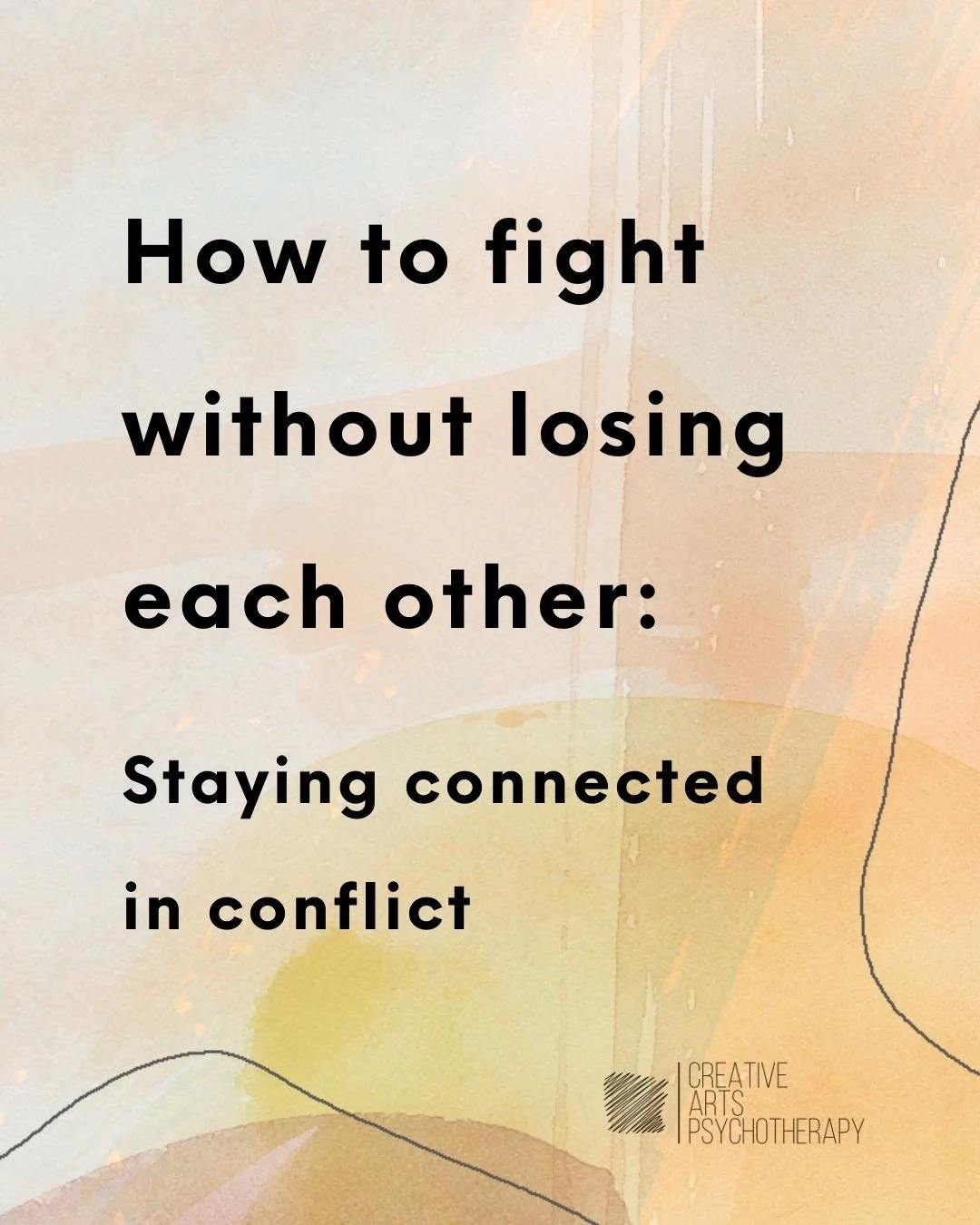 All relationships have conflict. The question isn't "do we fight?" It's: Can we stay connected while we disagree?

When you're angry, your nervous system can register your partner as a threat. But they're not the enemy. They're the person y