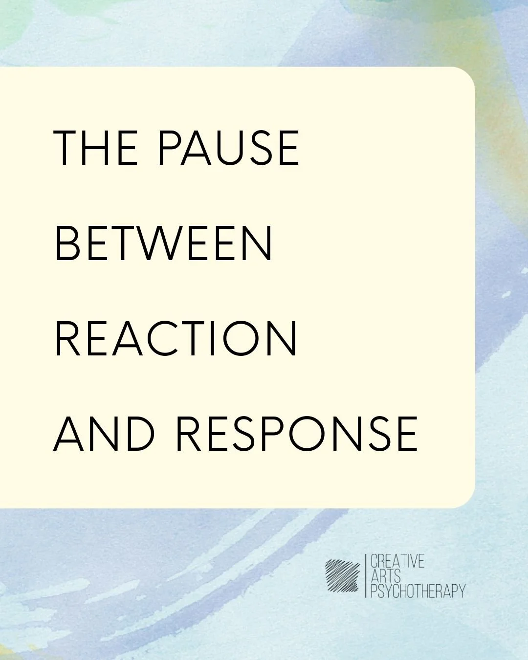 Self-regulation isn't not feeling the threat response, being perfectly calm, or never getting activated. It's noticing you're activated without being controlled by it. Creating space between feeling and action.

Reacting vs. responding.

Reacting is 