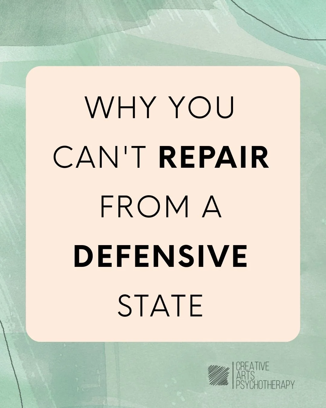 "That's not what I meant."
"You're being too sensitive."
"Well, you did this too."
"I can't believe you're making me the bad guy."
All of these are your nervous system in defense mode.

When someone says "
