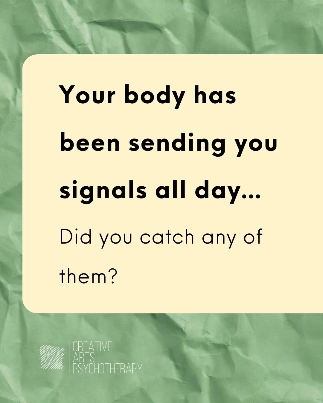 Somatic awareness means noticing what's happening in your body, without immediately trying to fix, explain, or change it. That's the whole thing.

Most of us live from the neck up. We analyze, plan, explain, and think about our feelings instead of ac