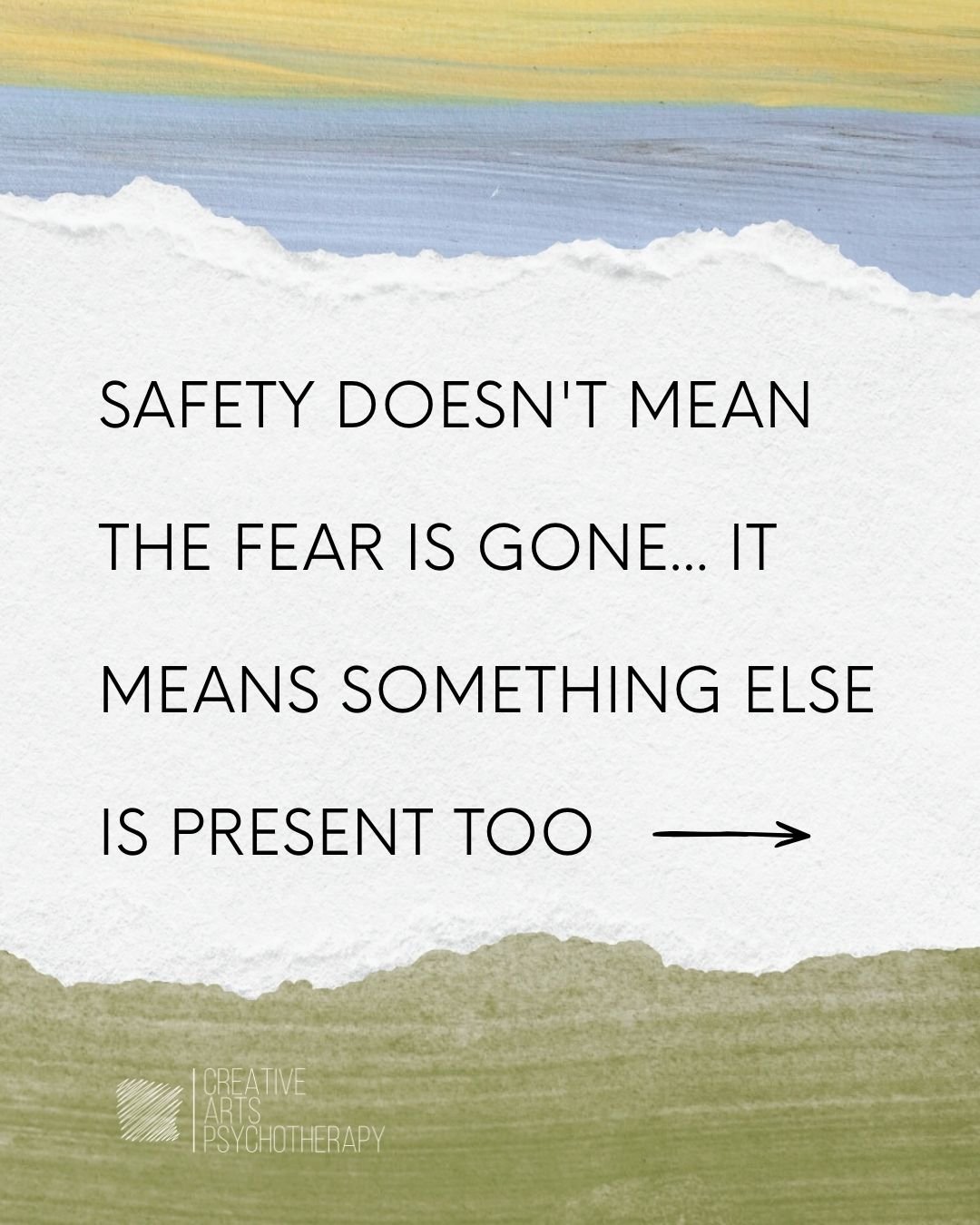 Most of us were taught to wait for the fear to go away before moving forward. That if we just understood ourselves better, processed enough, did enough work... eventually we'd feel ready. Waiting for it keeps a lot of people very, very still.

Safety