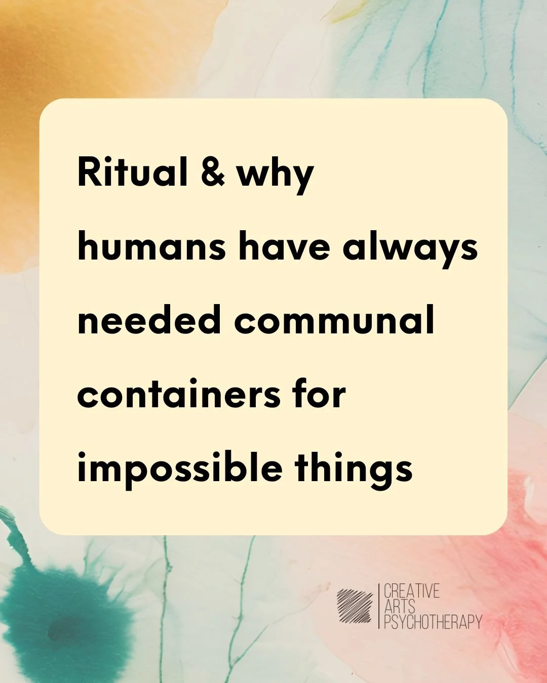 Every culture has built rituals around the same kinds of experiences: death, loss, survival, transition, collective grief. Across wildly different belief systems and centuries, that consistency points to something real about what humans need when the