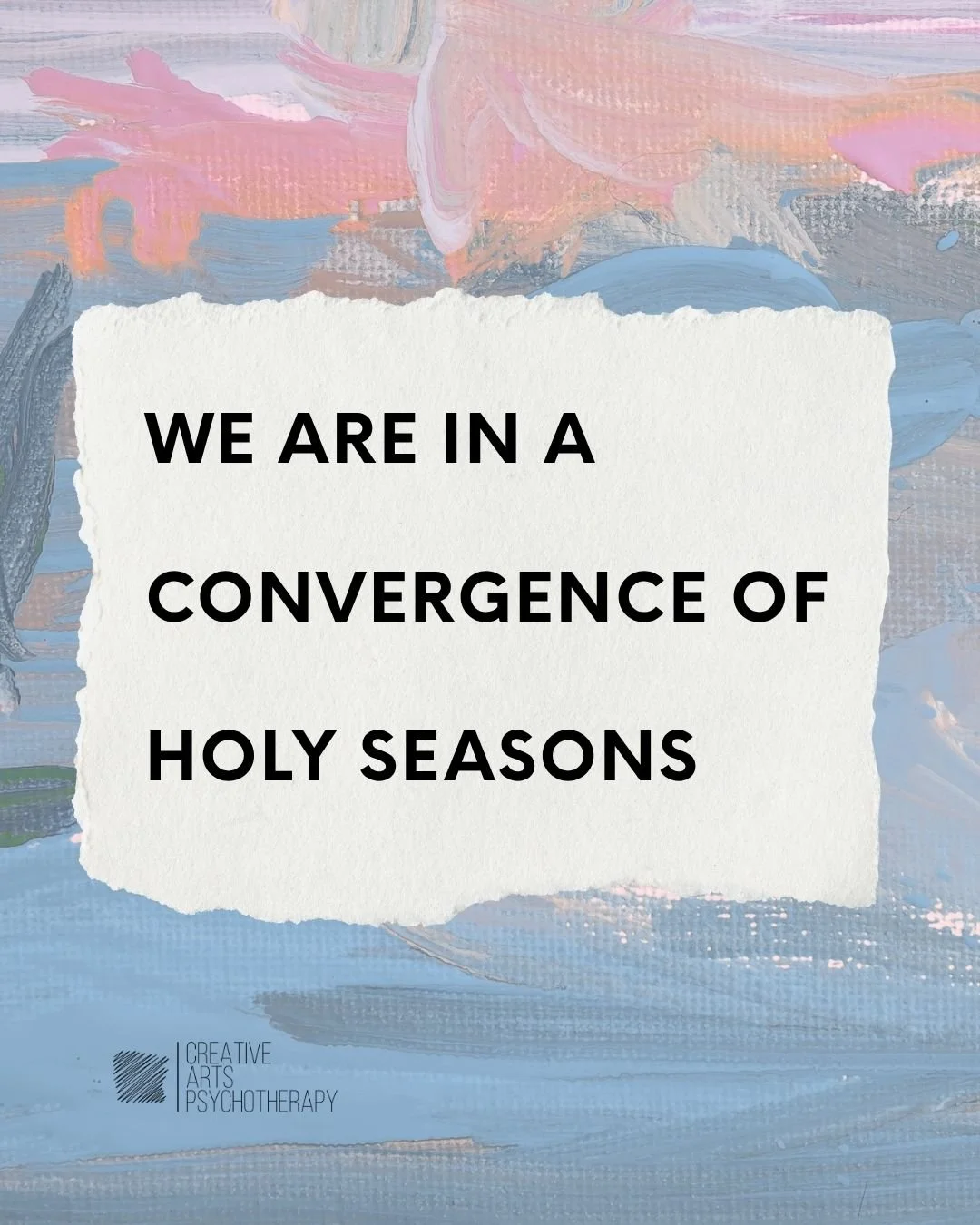 This time of year has historically been oriented around sacrifice, suffering, endurance, grief, liberation, renewal, and what it means to continue.

People have always needed a collective container for what was too large to hold privately. The ritual