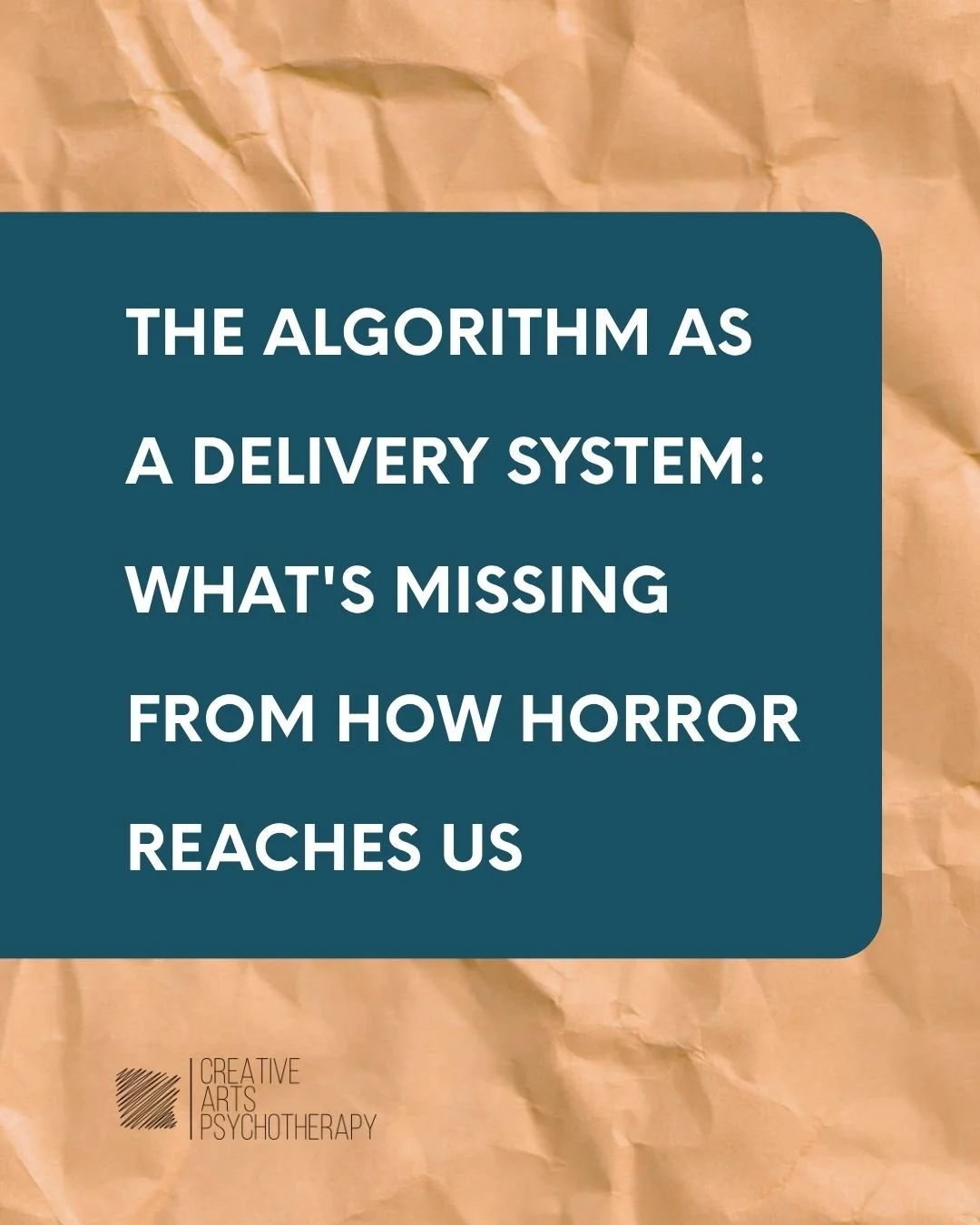 Humans have always been exposed to difficult information about the world. That's not new. What's new is the structure around it, or the absence of one.

Algorithms aren't calibrated for well-being. They're calibrated for attention.

What's missing is