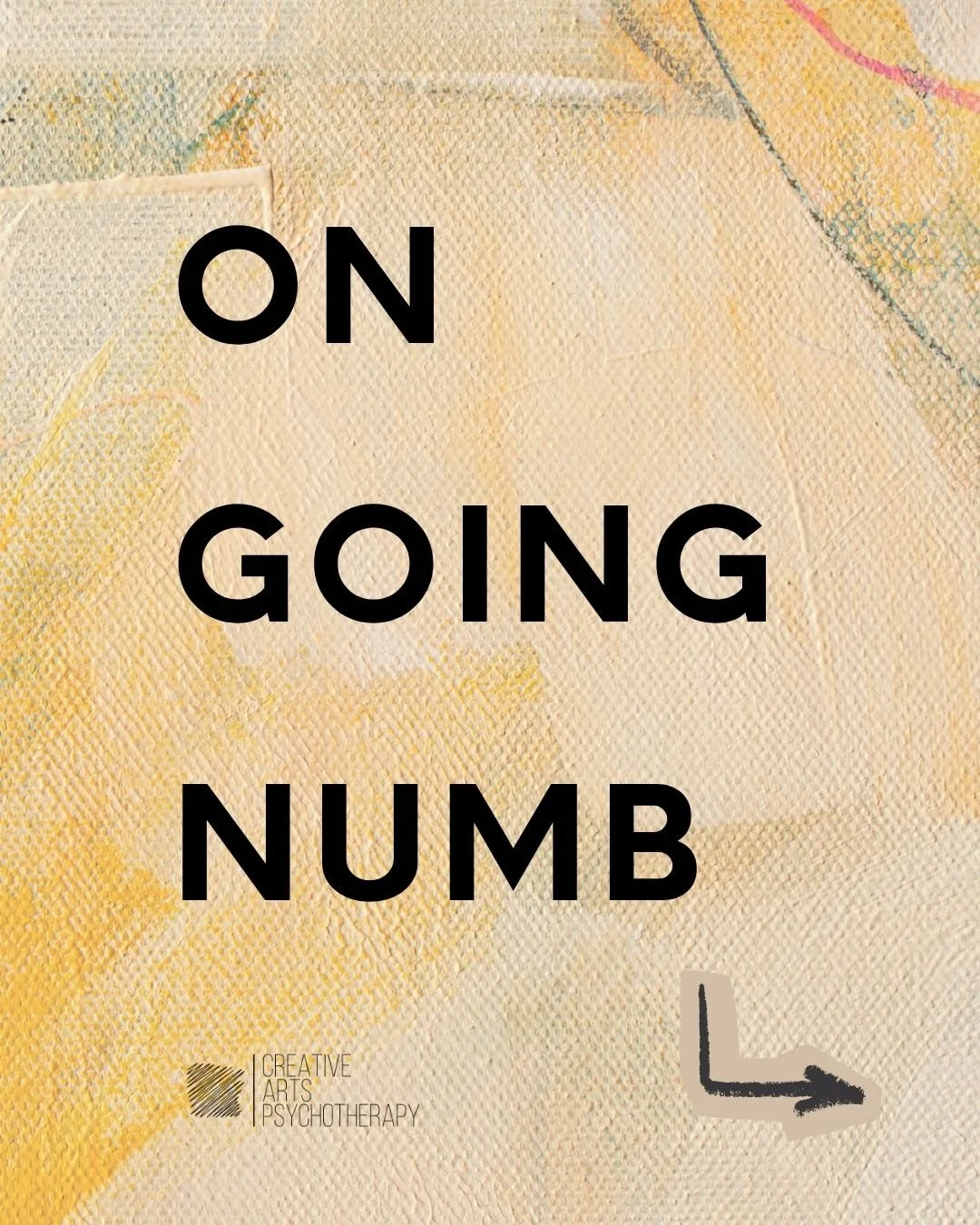 Numbness is not a failure. It's the nervous system doing what it does when feeling becomes too much to sustain... a protective response that makes complete sense.

When the system goes numb to what's agonizing, it tends to go numb more broadly too. T