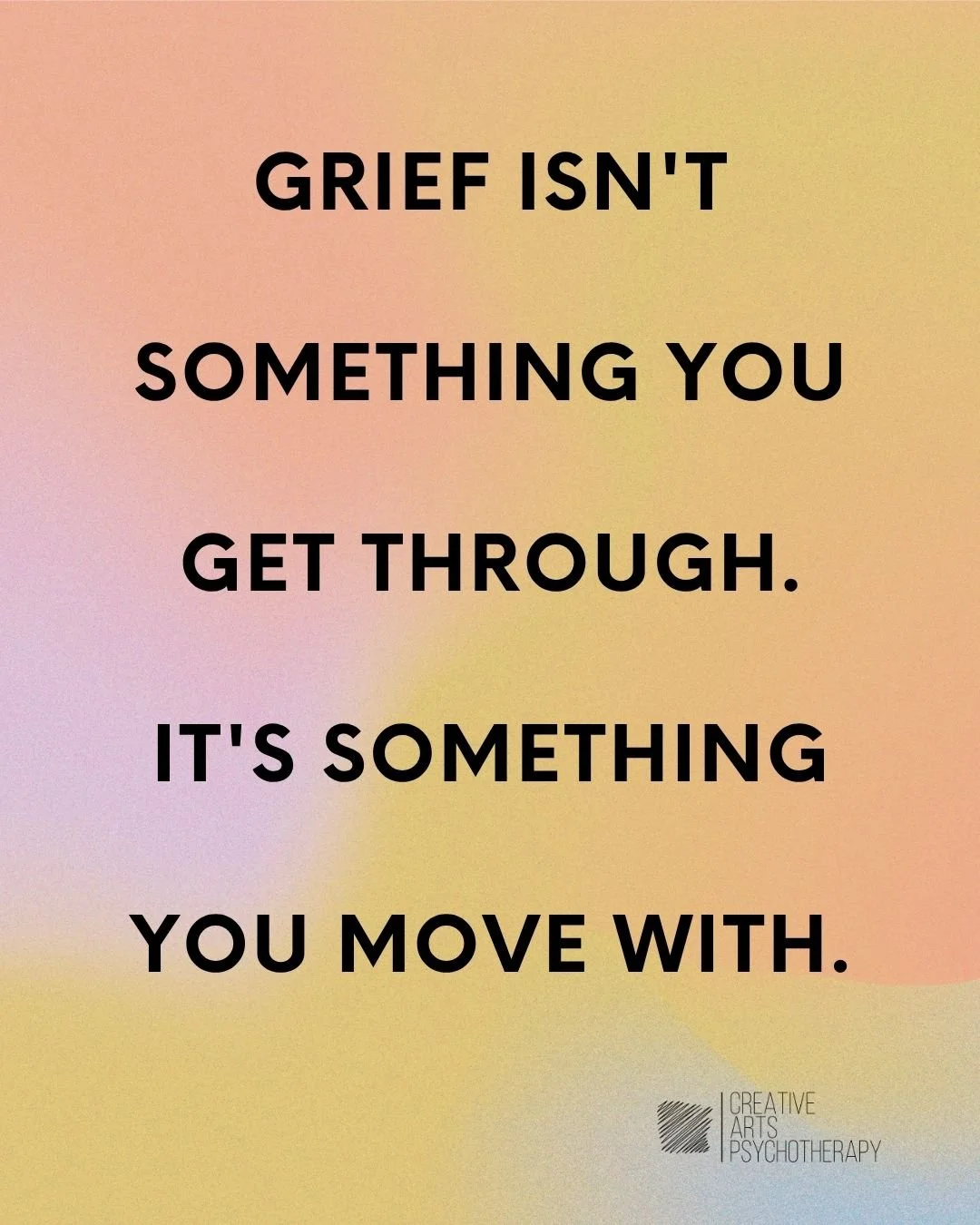 The way grief gets talked about... in terms stages, timelines, the idea of closure... suggests it's something you pass through and come out the other side of. That's not how grief actually works. And the gap between that expectation and the actual ex