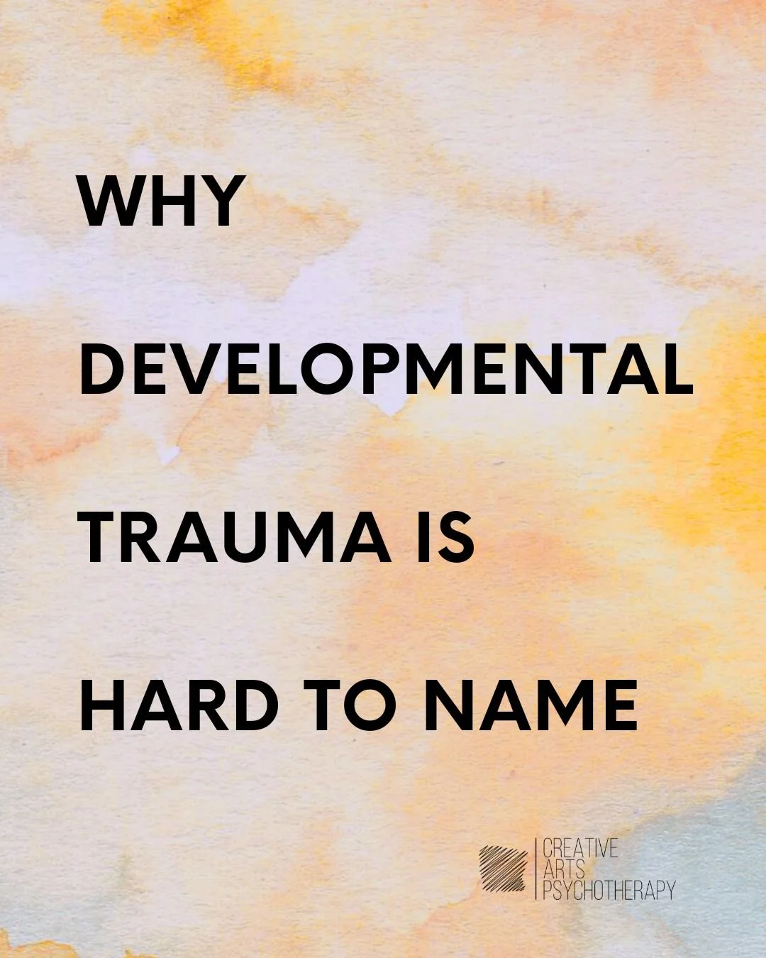 Developmental trauma often produces the very difficulty of recognizing itself. The minimization that made the environment hard to survive... the implicit message that your needs weren't important enough, that your perception of things couldn't be tru