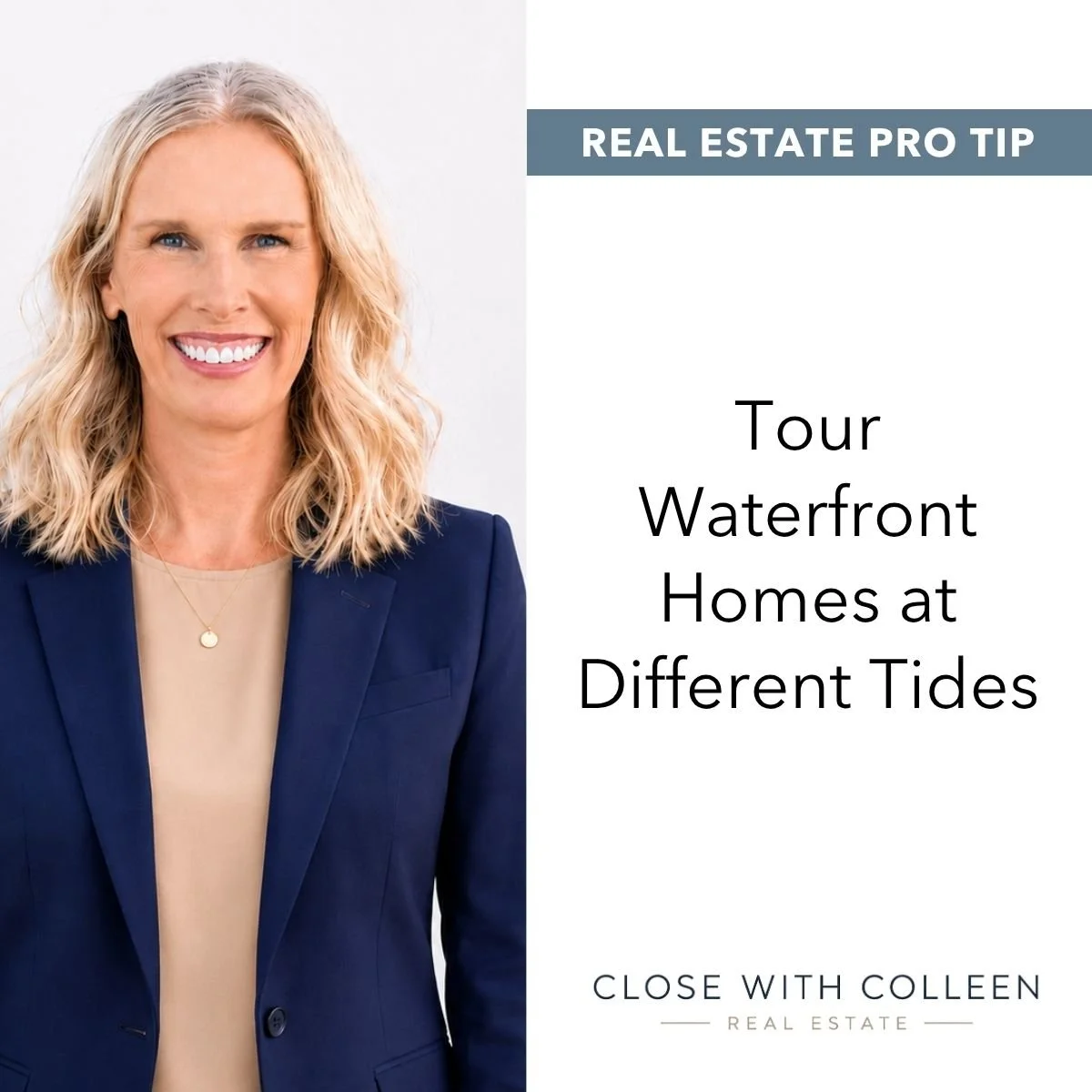 Why You Should Tour Waterfront Homes at Different Tides