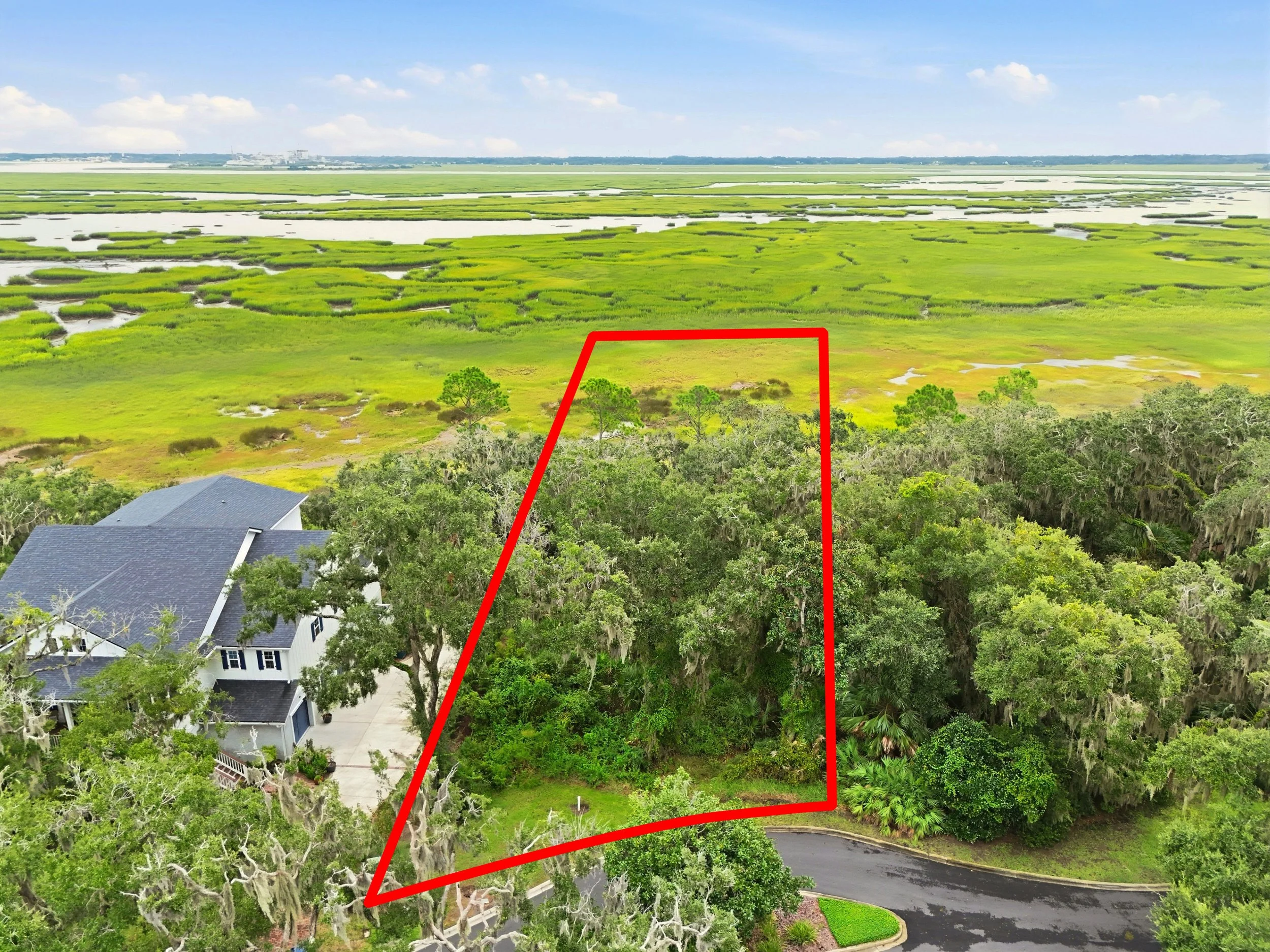 Marshfront lot in Oyster Bay Harbour listed by Colleen Gerke