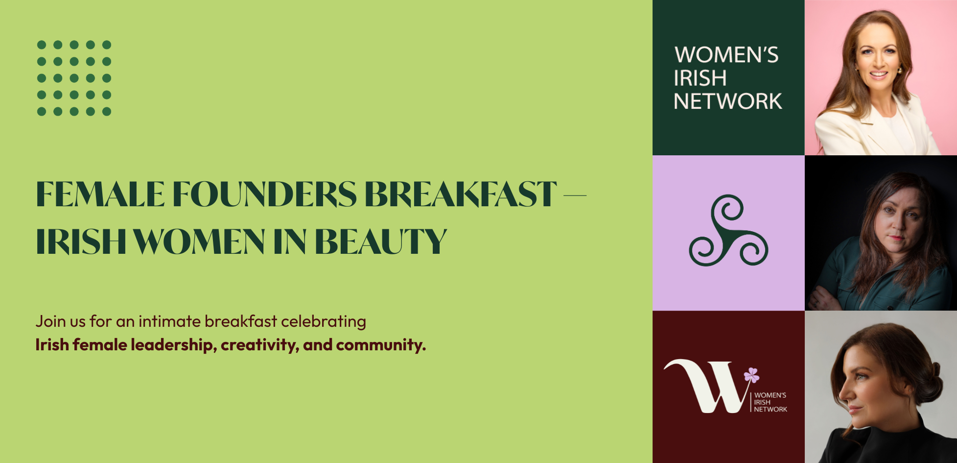 WIN Presents: Female Founders Breakfast — Irish Women in Beauty