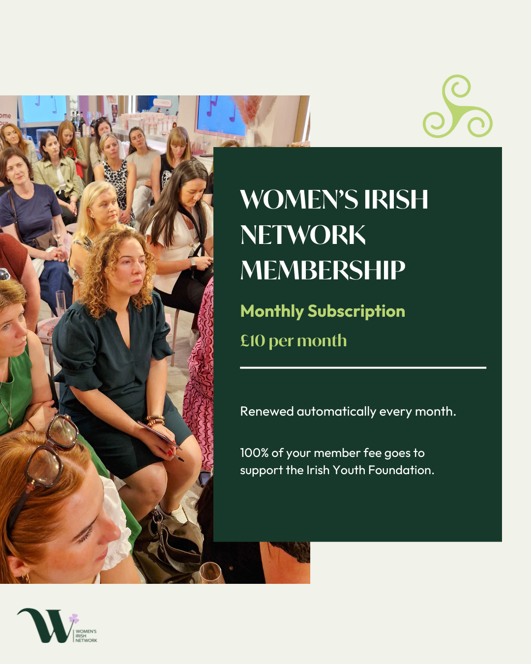 Women's Irish Network Monthly Membership