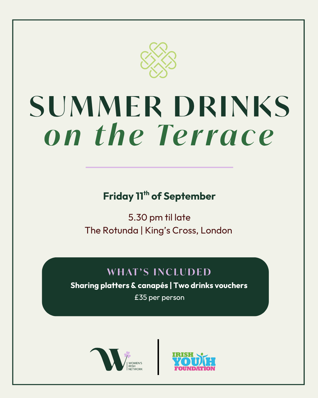 WIN x IYF Summer Drinks on the Terrace