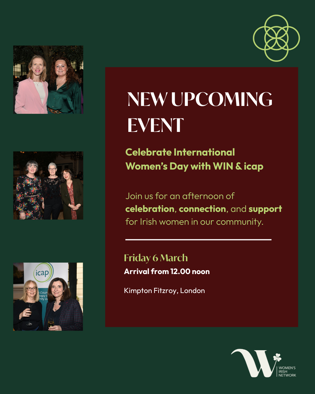 Celebrate International Women’s Day with WIN and icap