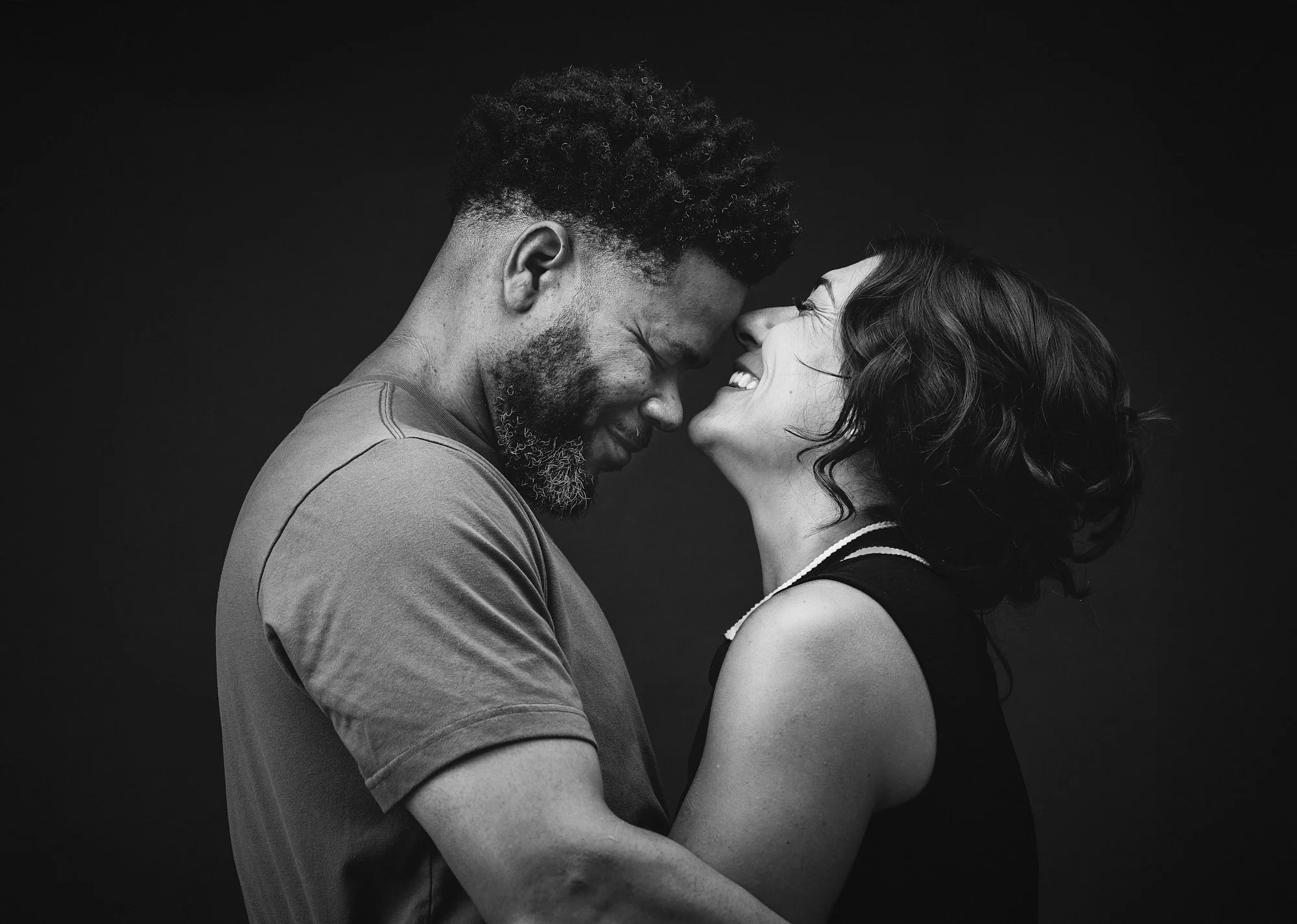 Fine-art black and white portrait by Chad Buzek