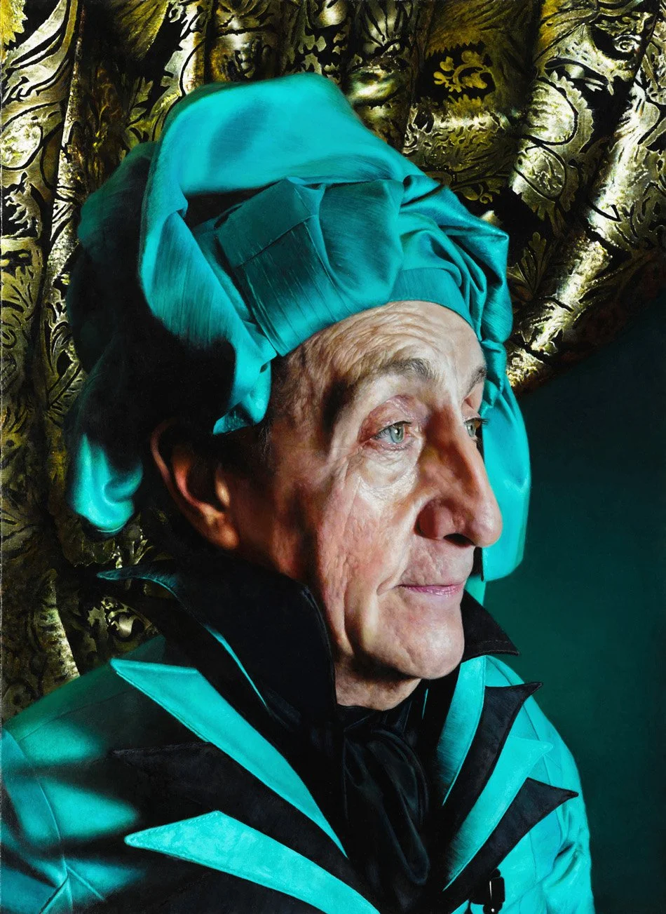  Philip Sallon  Oil on panel, 44 × 33 cm, 2025     