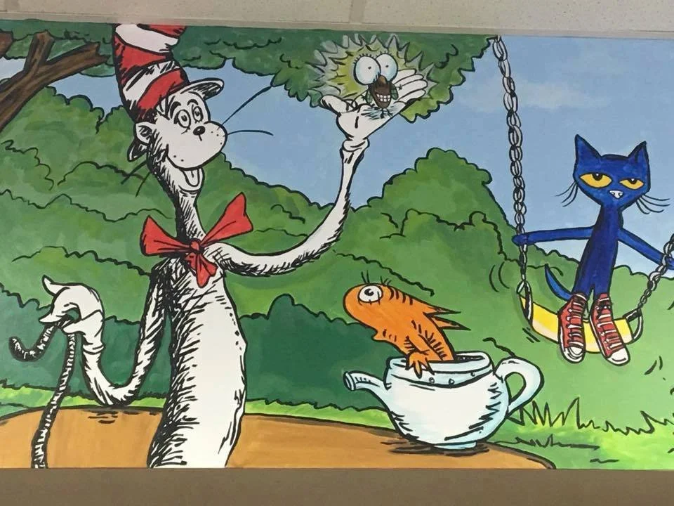 Steuart Weller Elementary: Library