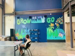 Loudoun School for Advanced Studies: Yearly Cardboard Mural