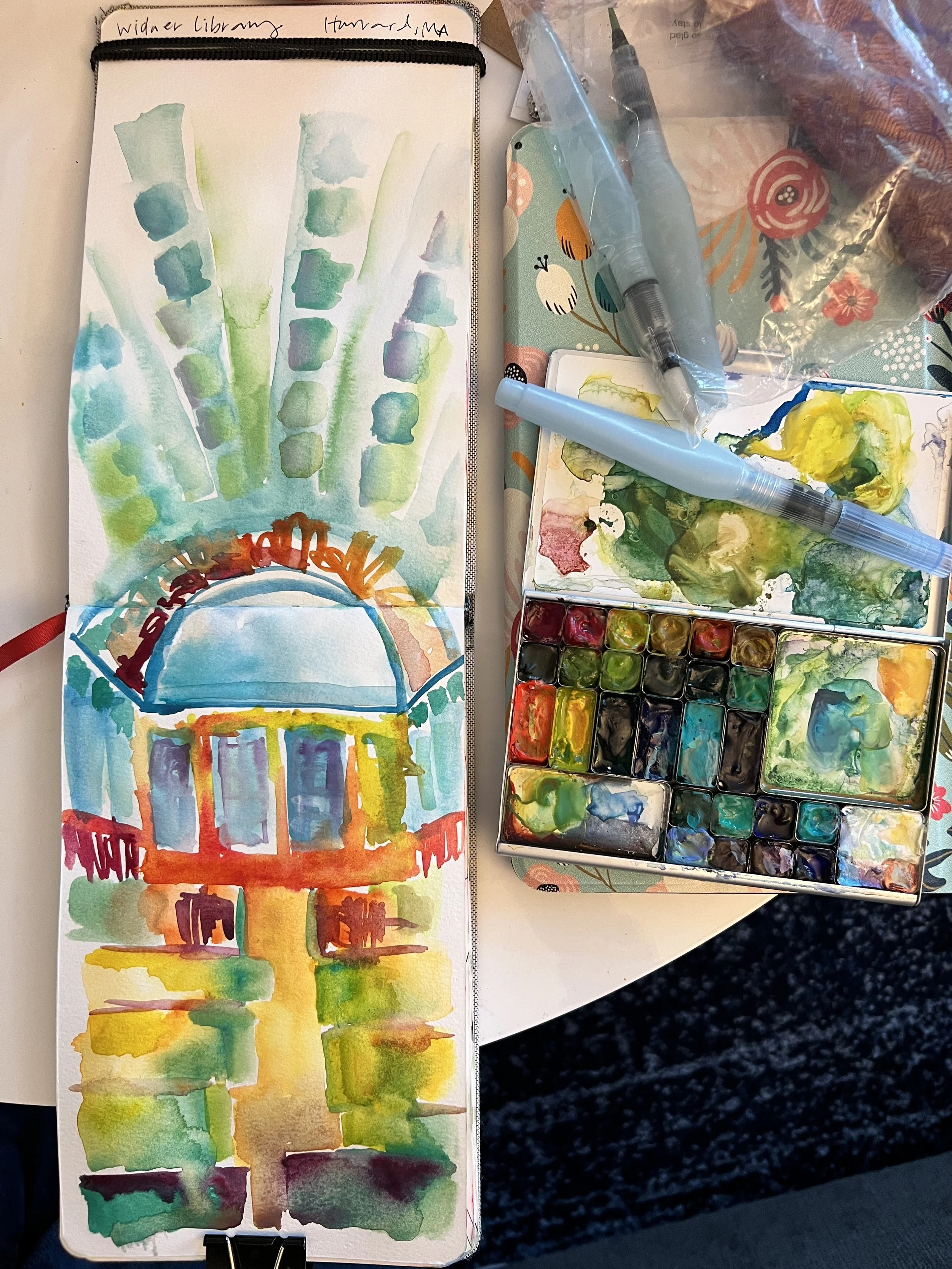 Widener Library at Harvard, MA