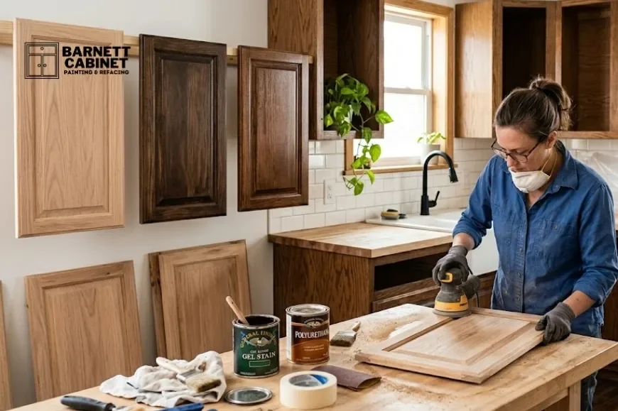 Can You Refinish Oak Cabinets?  