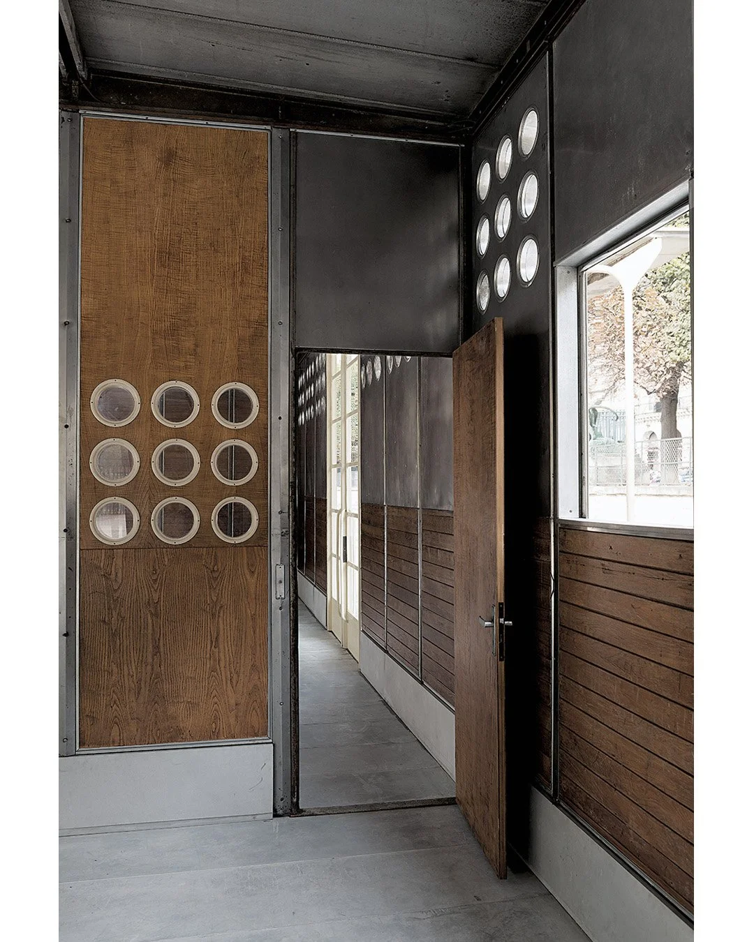 His legacy continues to inspire those who appreciate the beauty found in the thoughtful integration of contrasting materials.

Jean Prouv&eacute; - &Eacute;cole de Bouqueval, 1949
#jeanprouv&eacute;