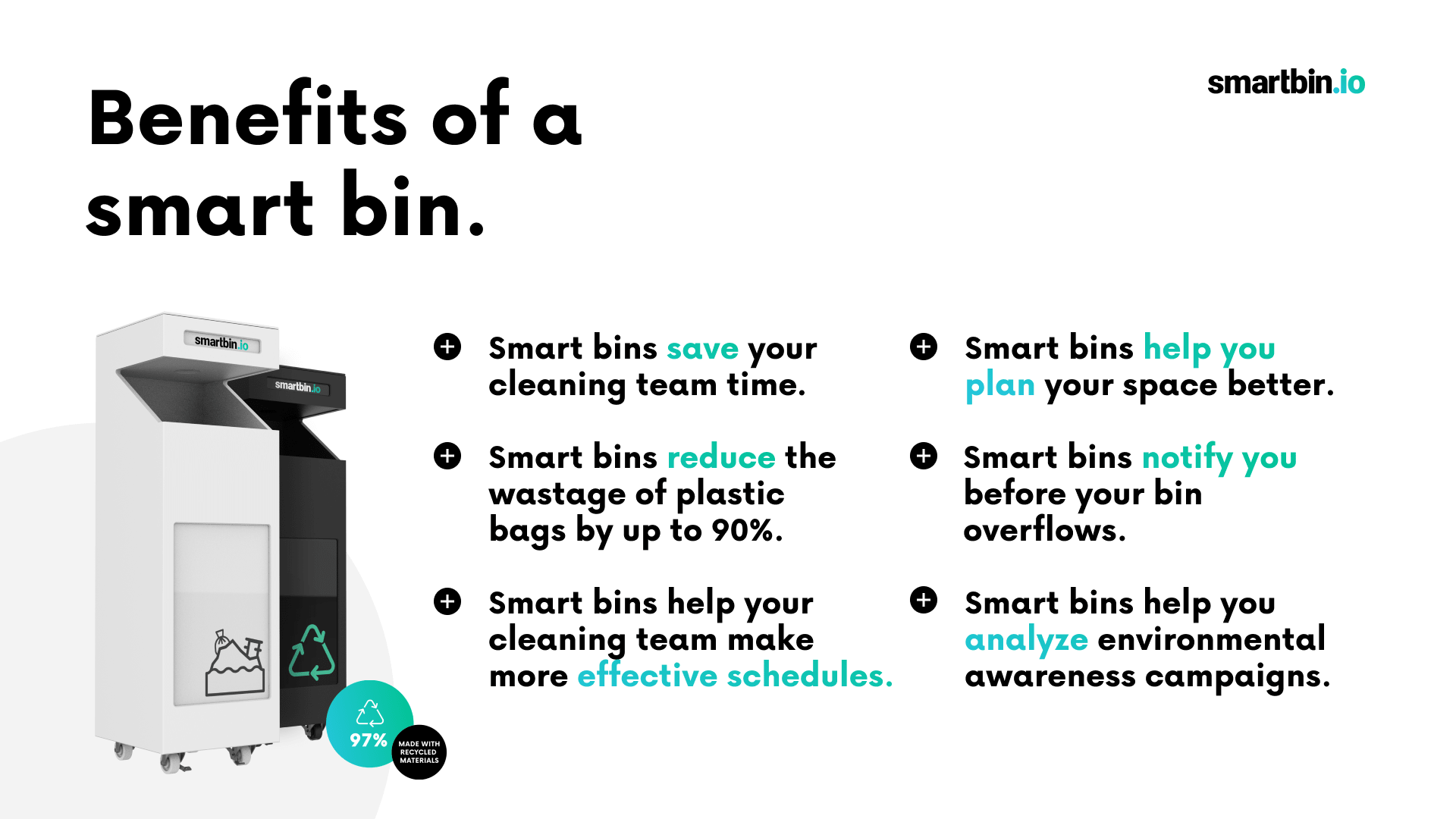 What you need to know before buying a smart bin. —