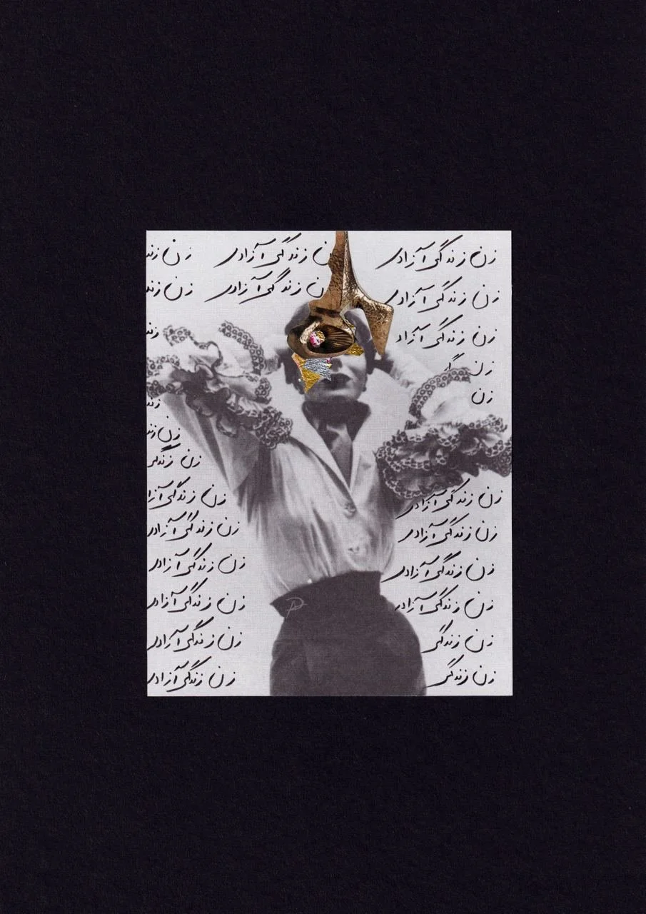 Analoge Collage - Zan Zendegi Azadi 2022