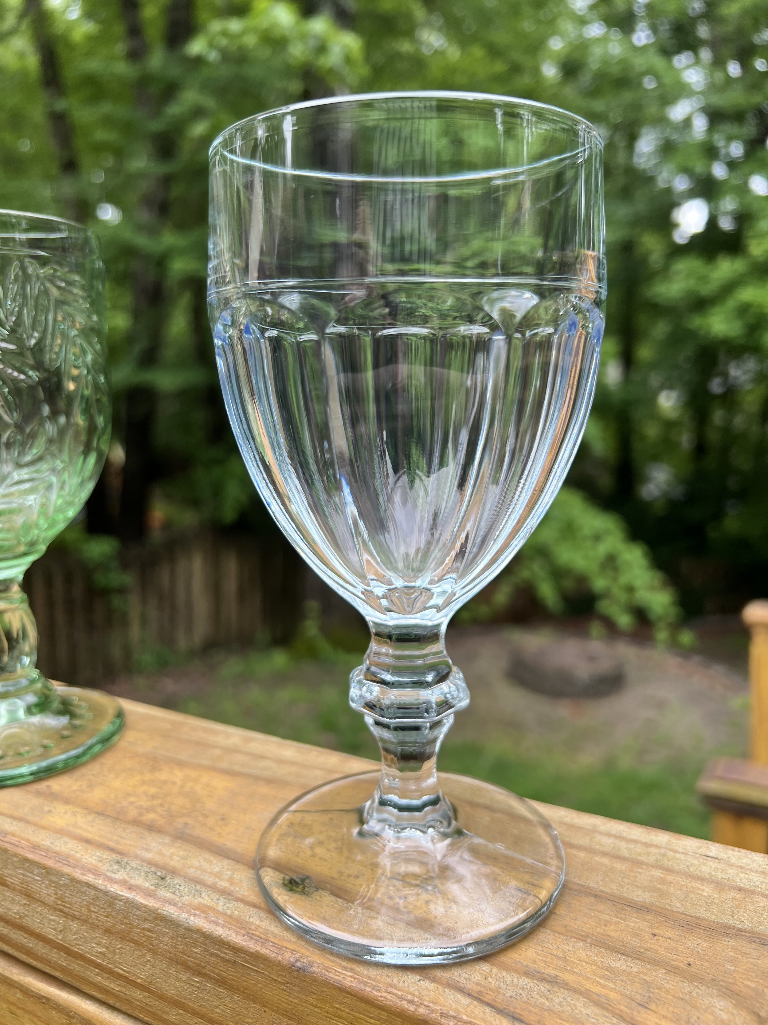 Wedding water goblets for rent in North Carolina