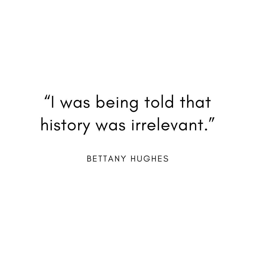 When @bettany_hughes started out as a historian, many people didn&rsquo;t seem to see the point in studying ancient societies and languages &ndash; it only made her more determined to prove them wrong.

Listen now via the link in our bio.

#WritingPo