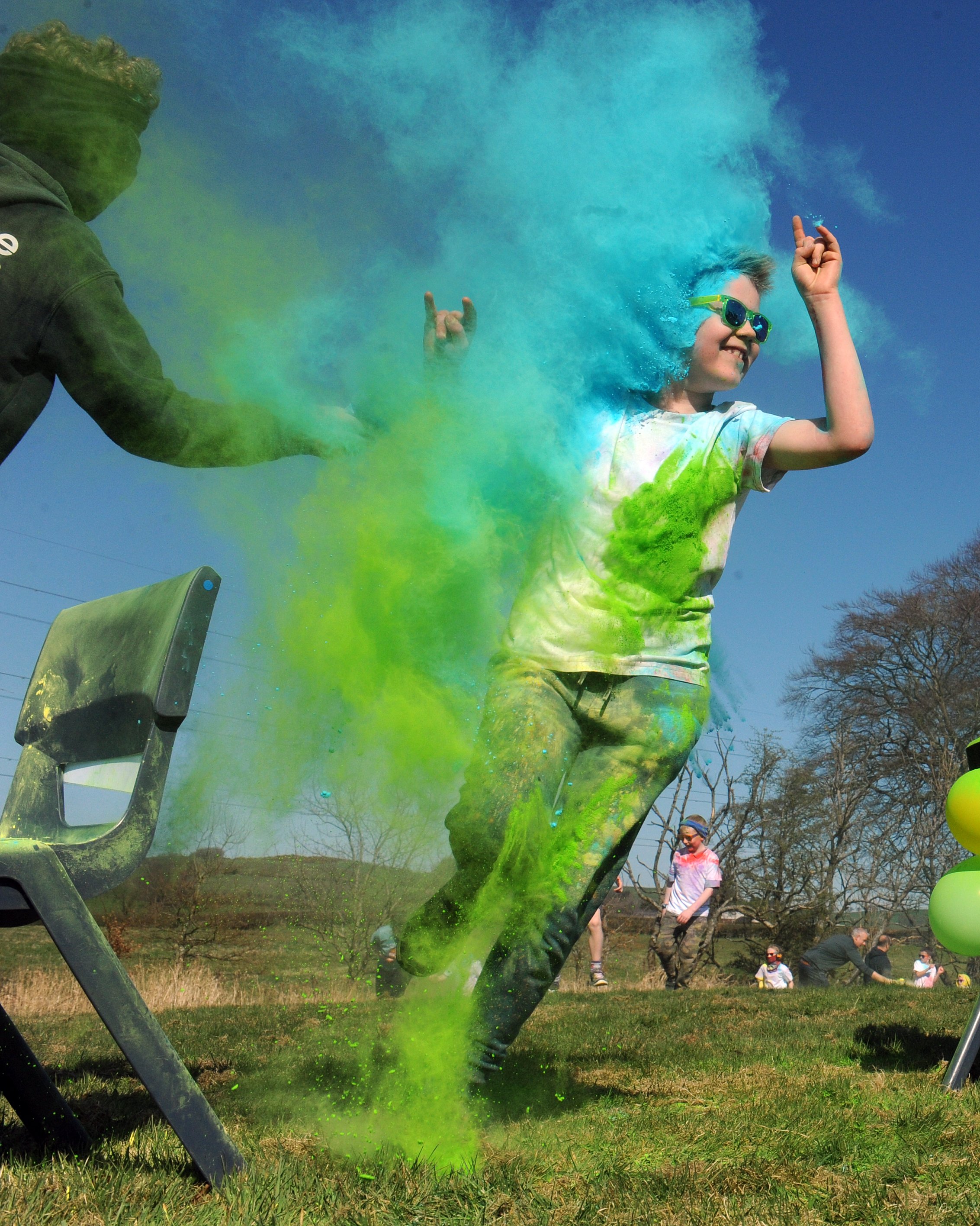 Gateside primary school colour dash.