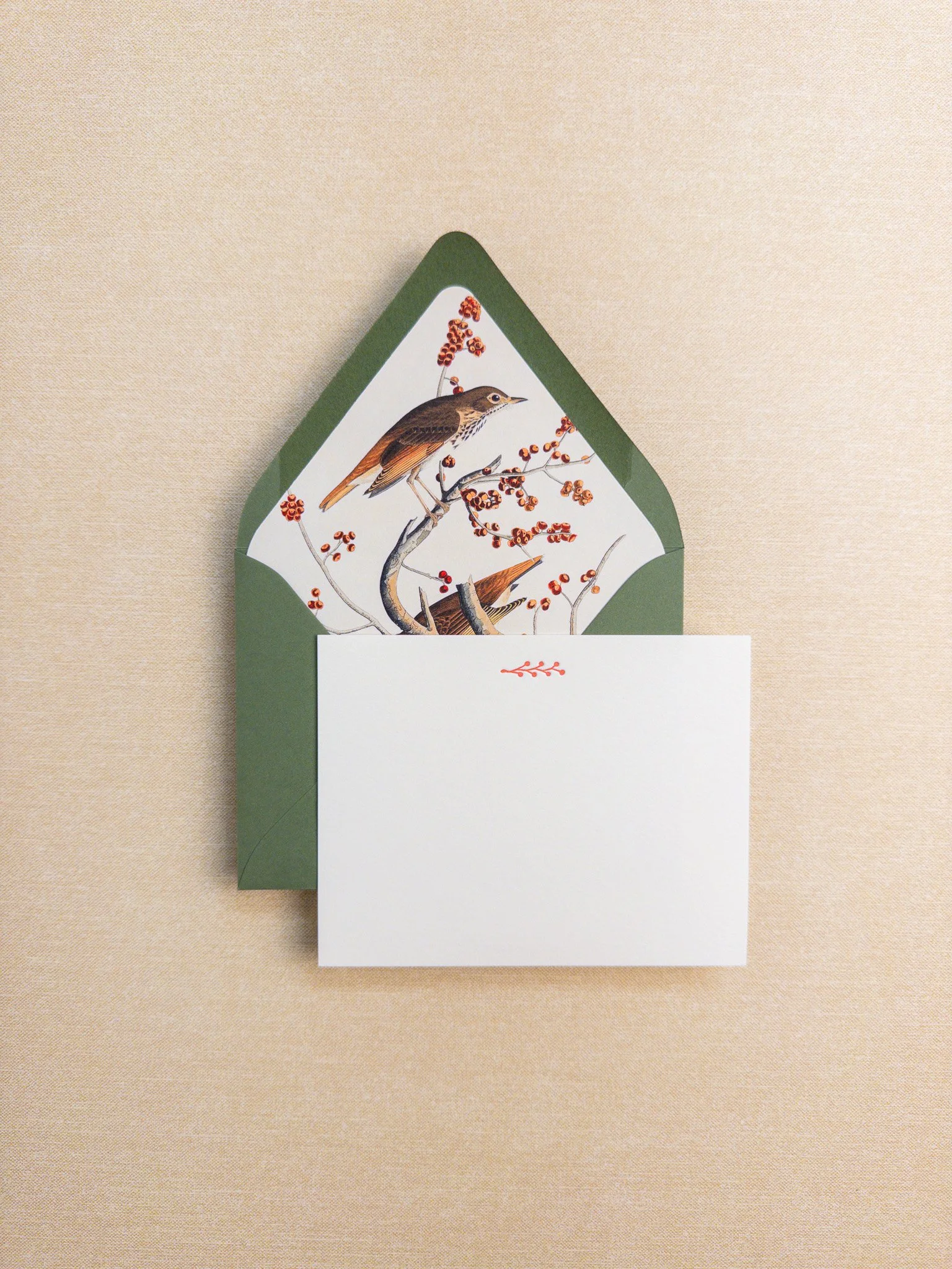 Winter Berry Birds Stationery Pack