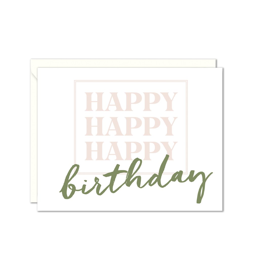 Stacked Birthday — The Happy Envelope