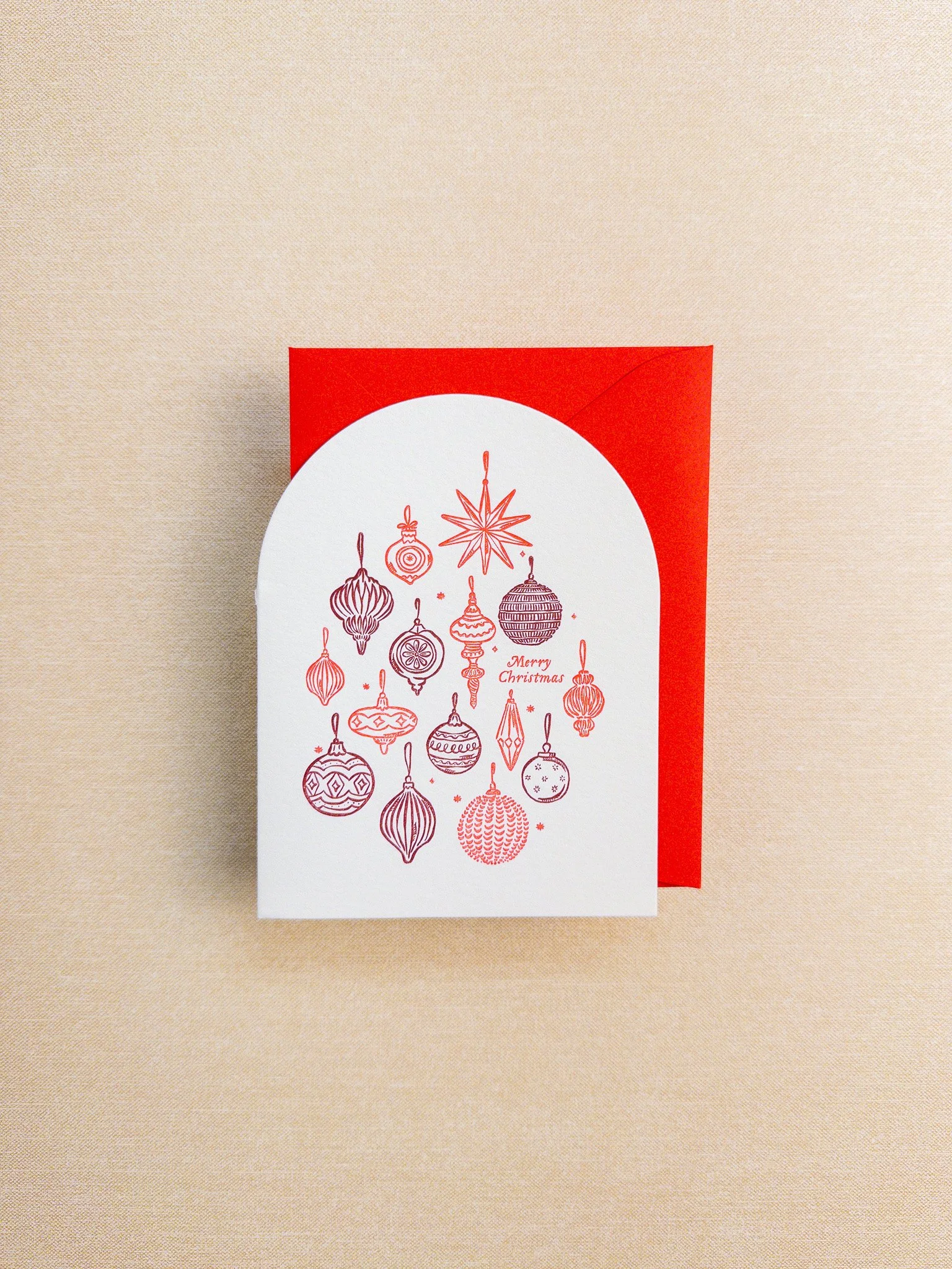 Merry Mod Ornaments Card
