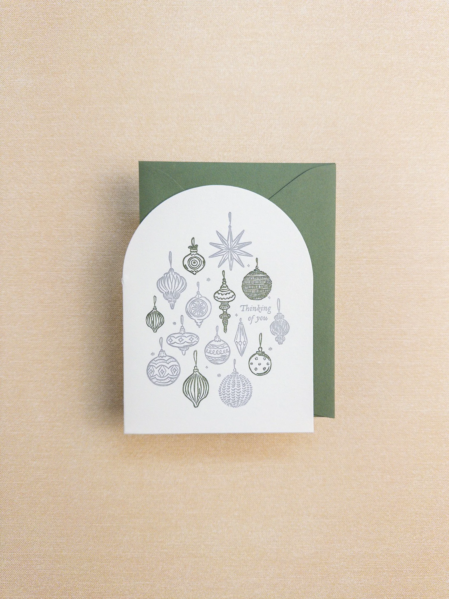 Mid Mod Thinking of You Card