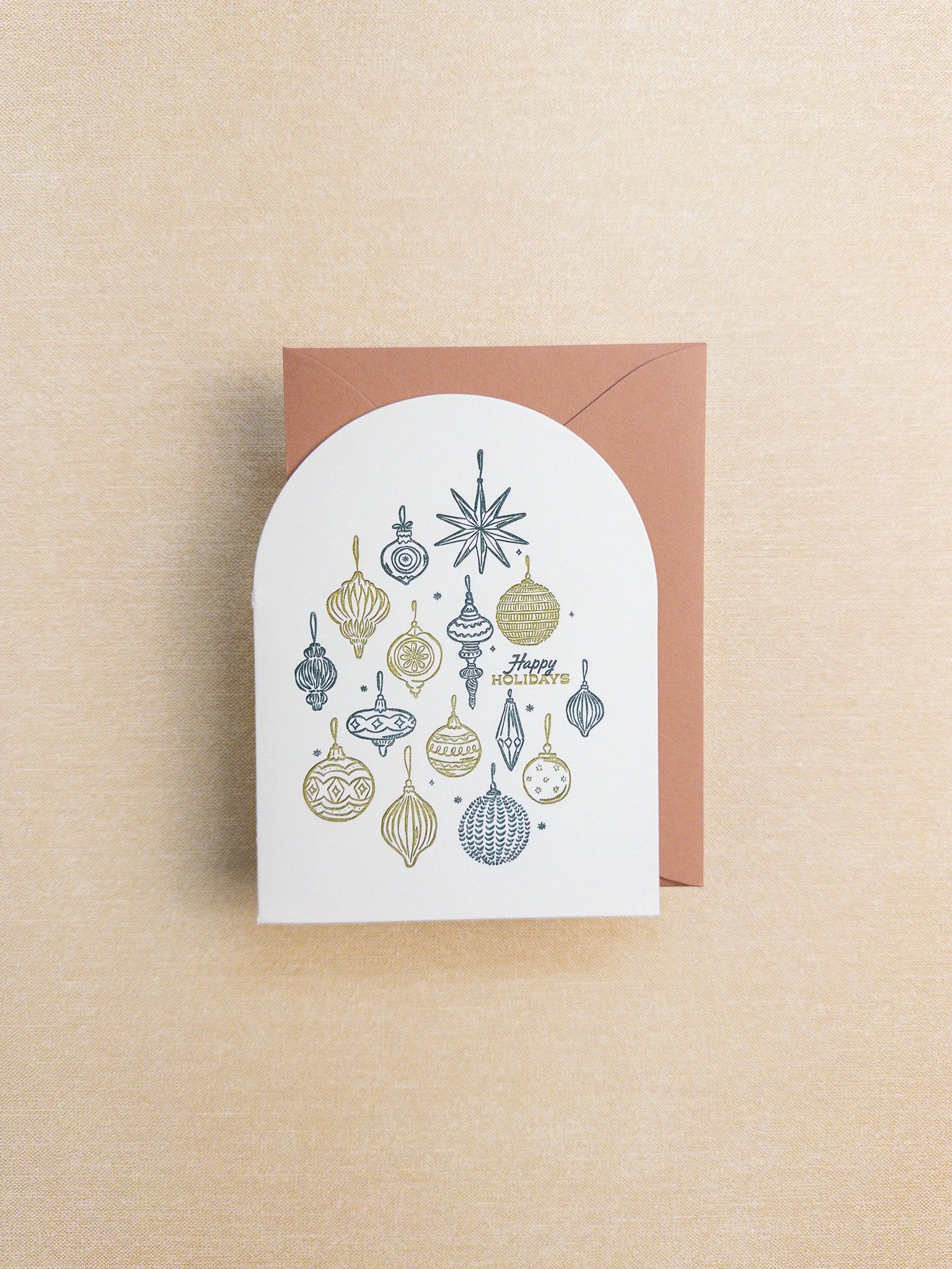 Happy Mod Ornaments Card