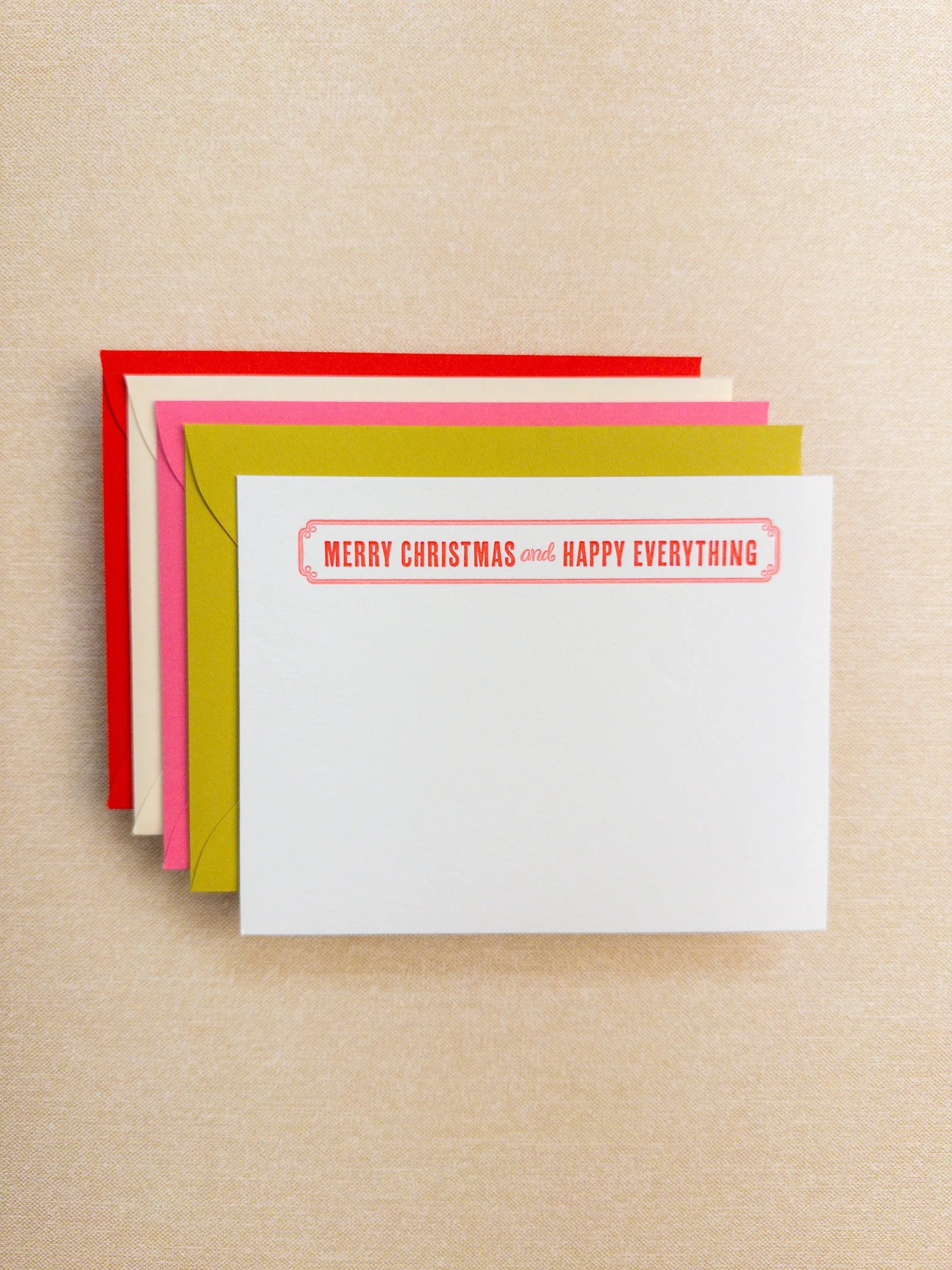 Merry & Happy Notecards