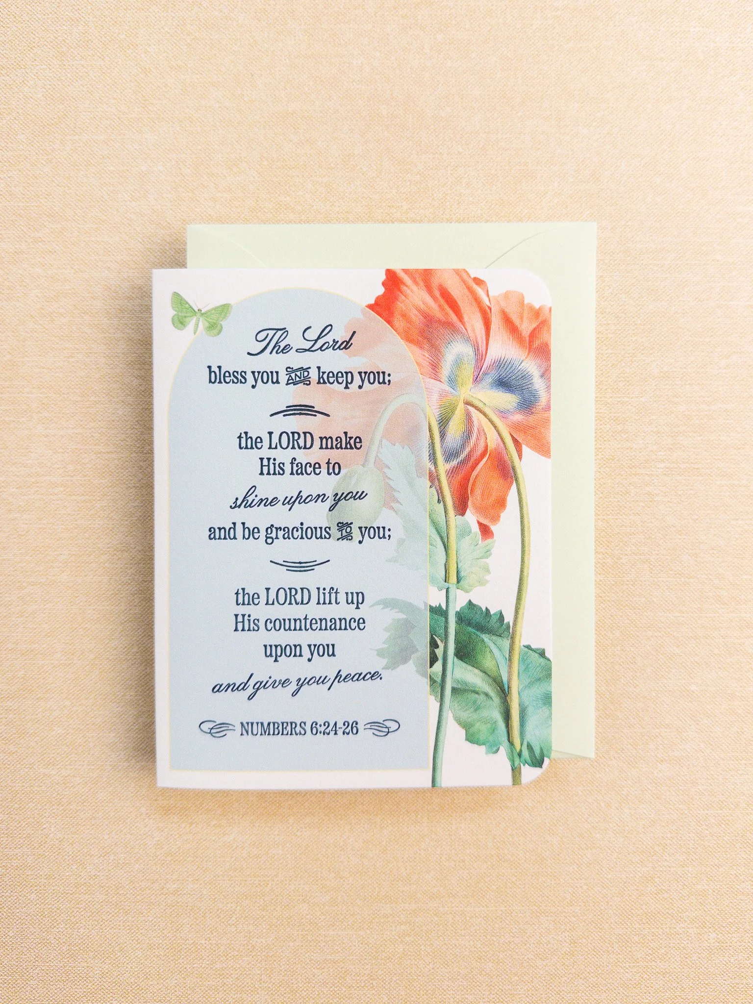Shine Upon You Scripture Card