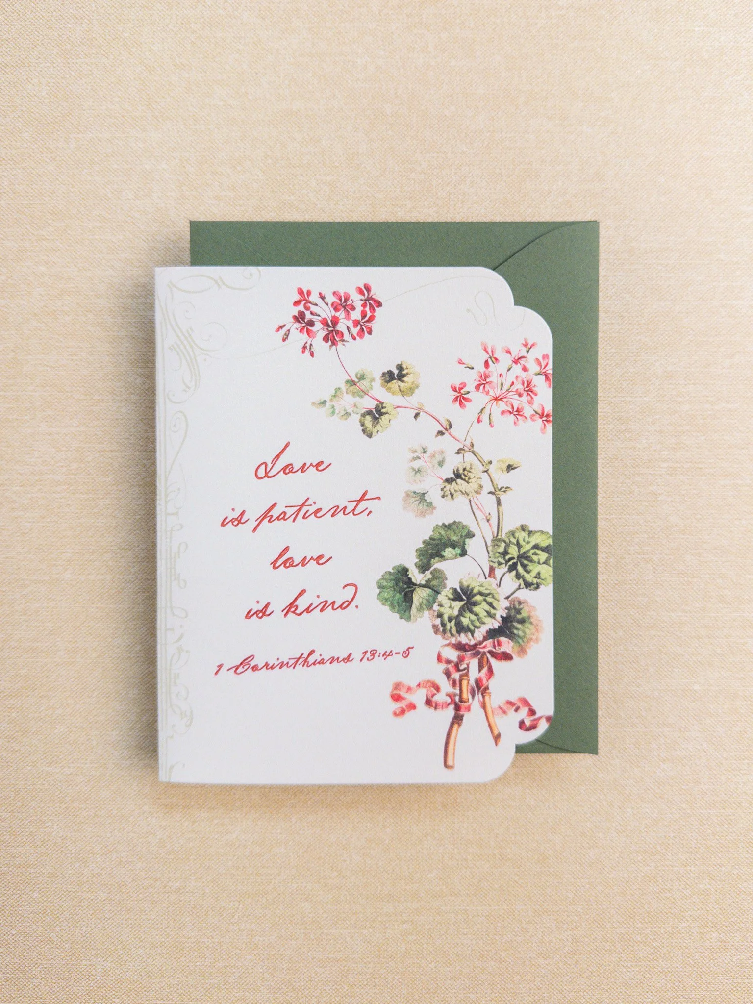 Love is Patient Scripture Card