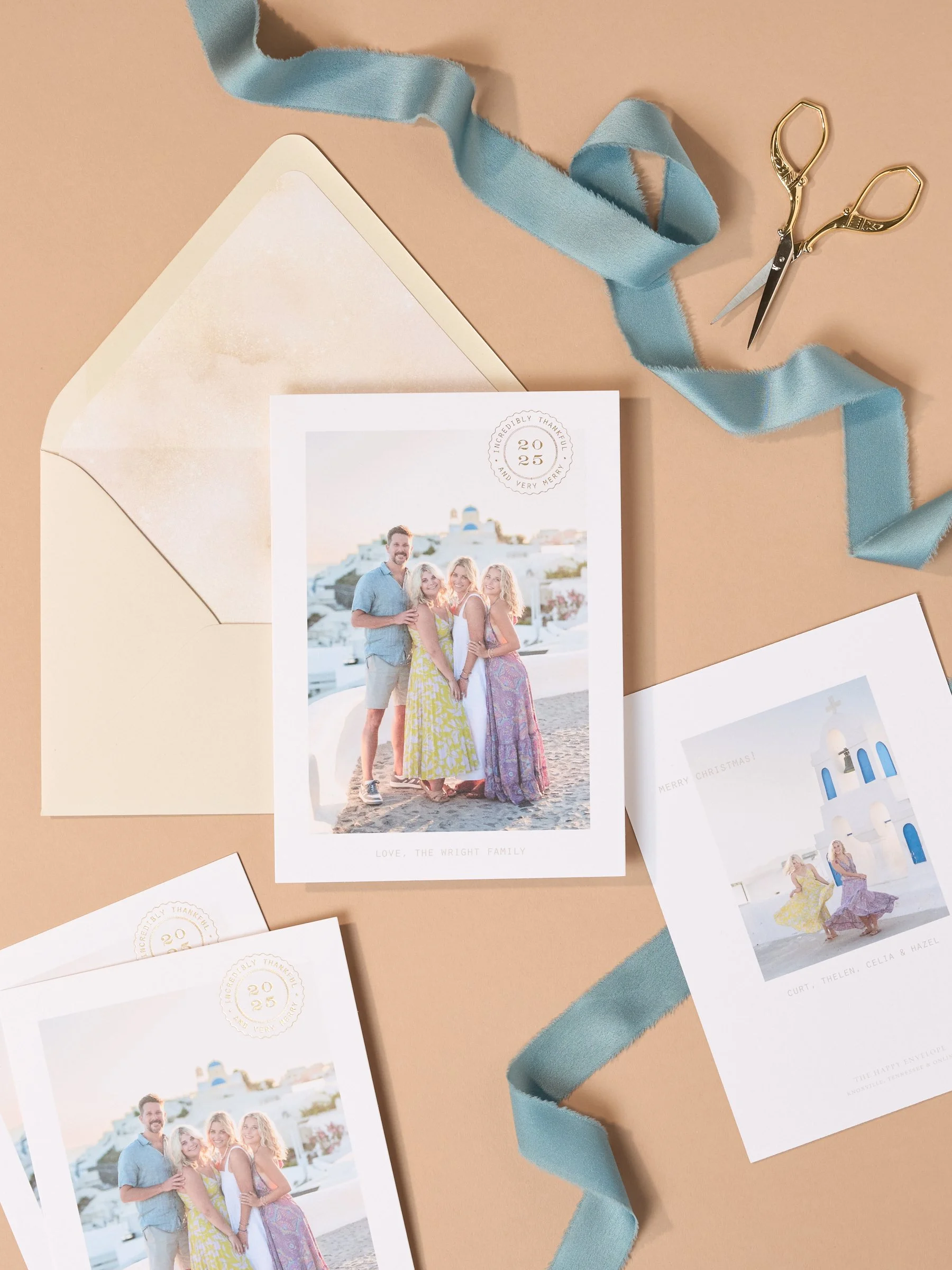 Deluxe Holiday Cards by The Happy Envelope