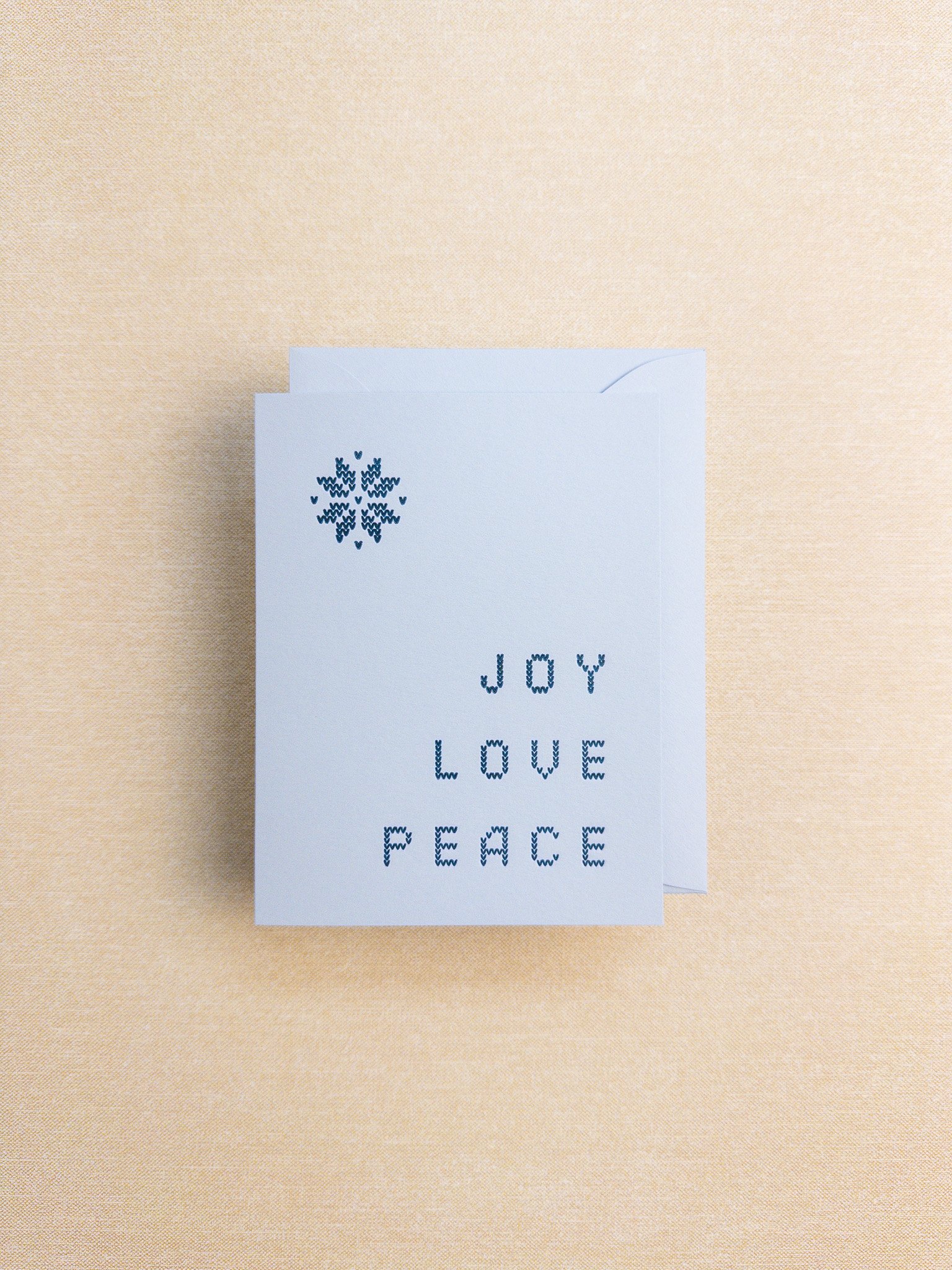 Sweater Snowflake Card
