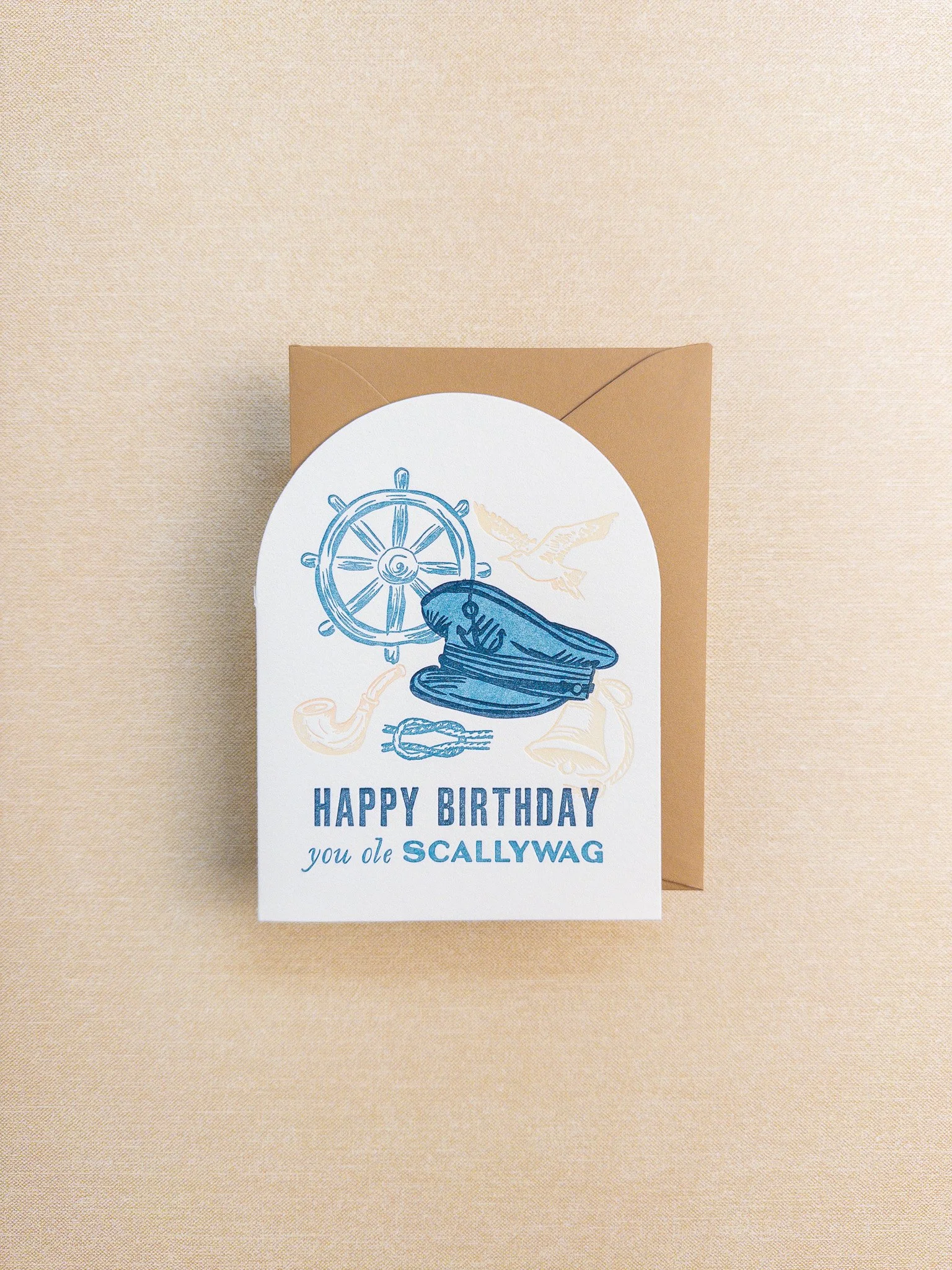 Scallywag Birthday Card
